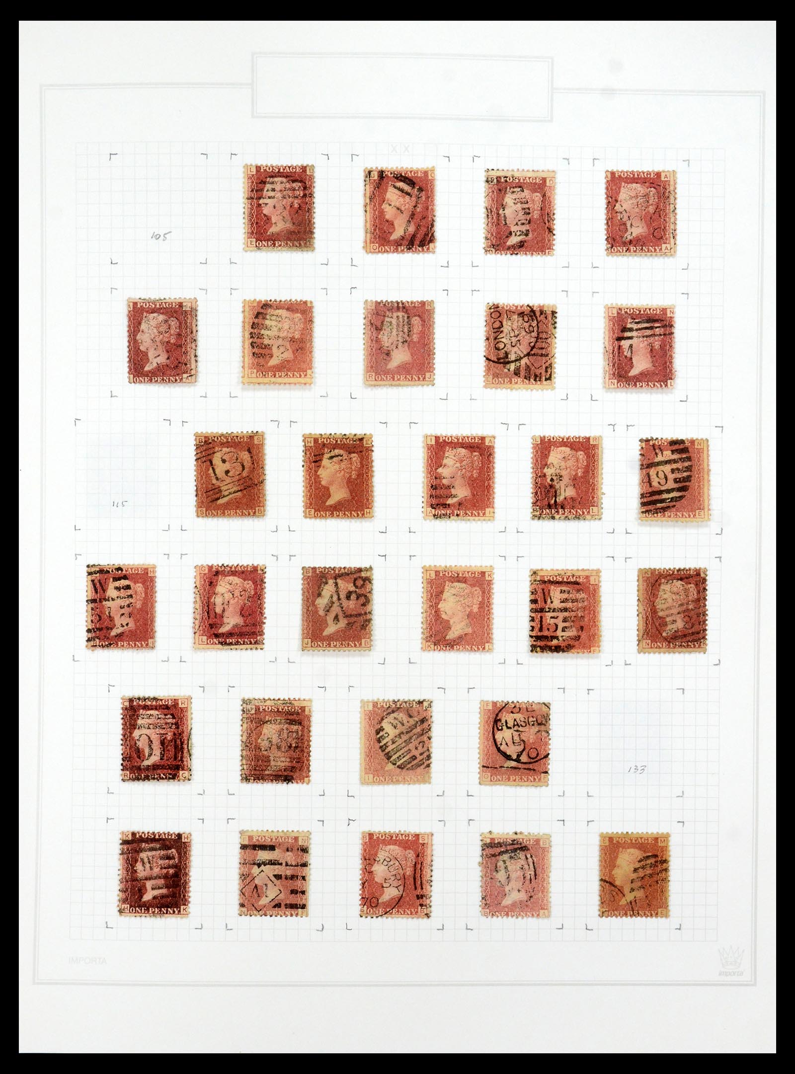35601 008 - Stamp Collection 35601 Great Britain 1840-1970.