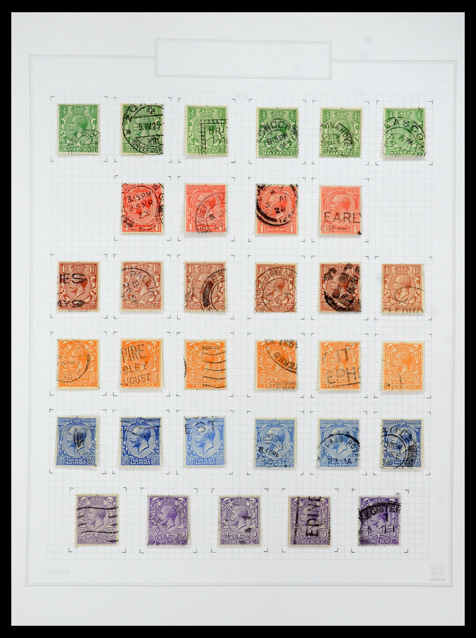 35601 054 - Stamp Collection 35601 Great Britain 1840-1970.