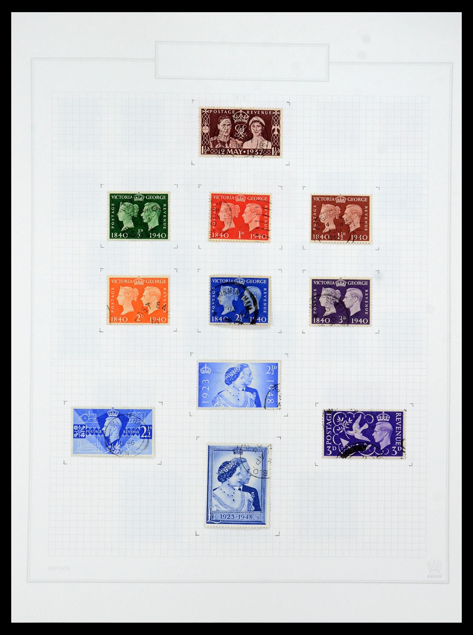 35601 067 - Stamp Collection 35601 Great Britain 1840-1970.