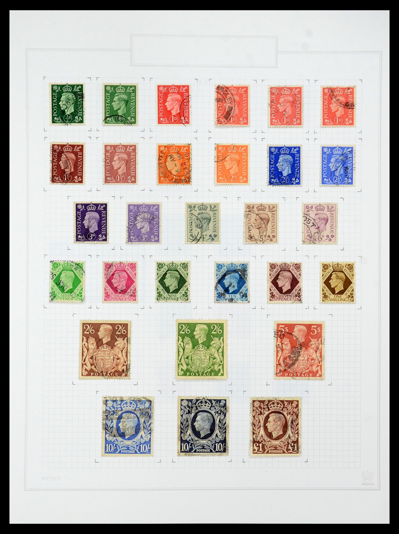 35601 068 - Stamp Collection 35601 Great Britain 1840-1970.