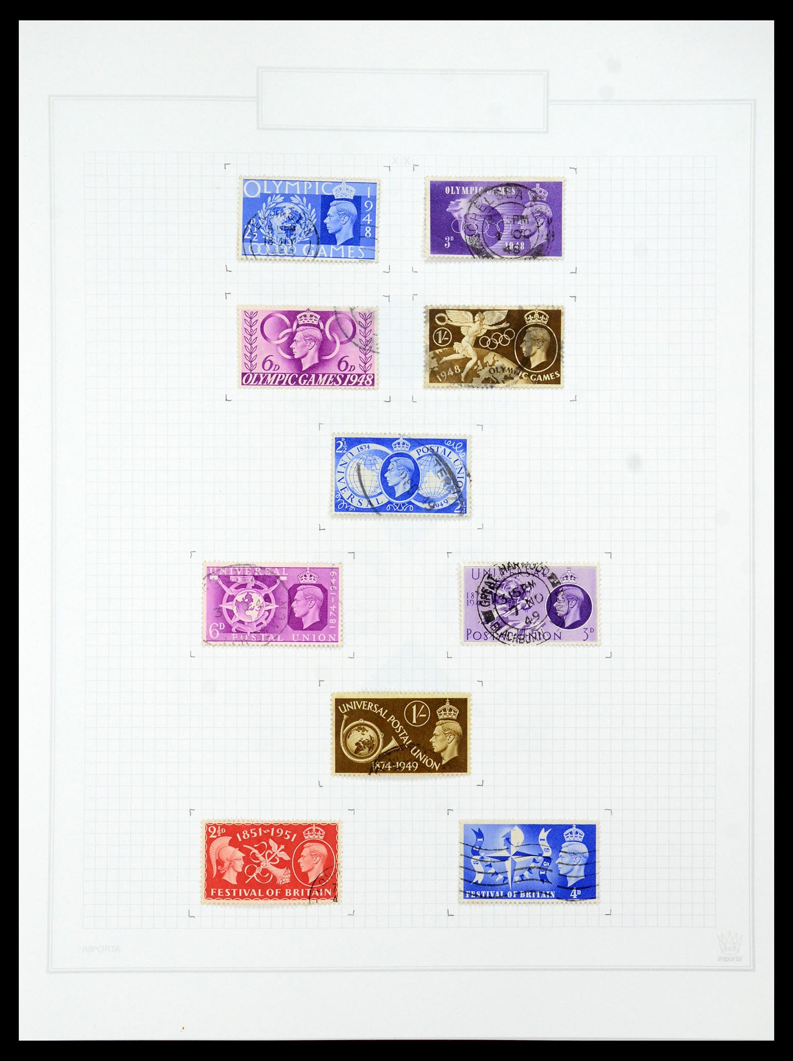 35601 070 - Stamp Collection 35601 Great Britain 1840-1970.