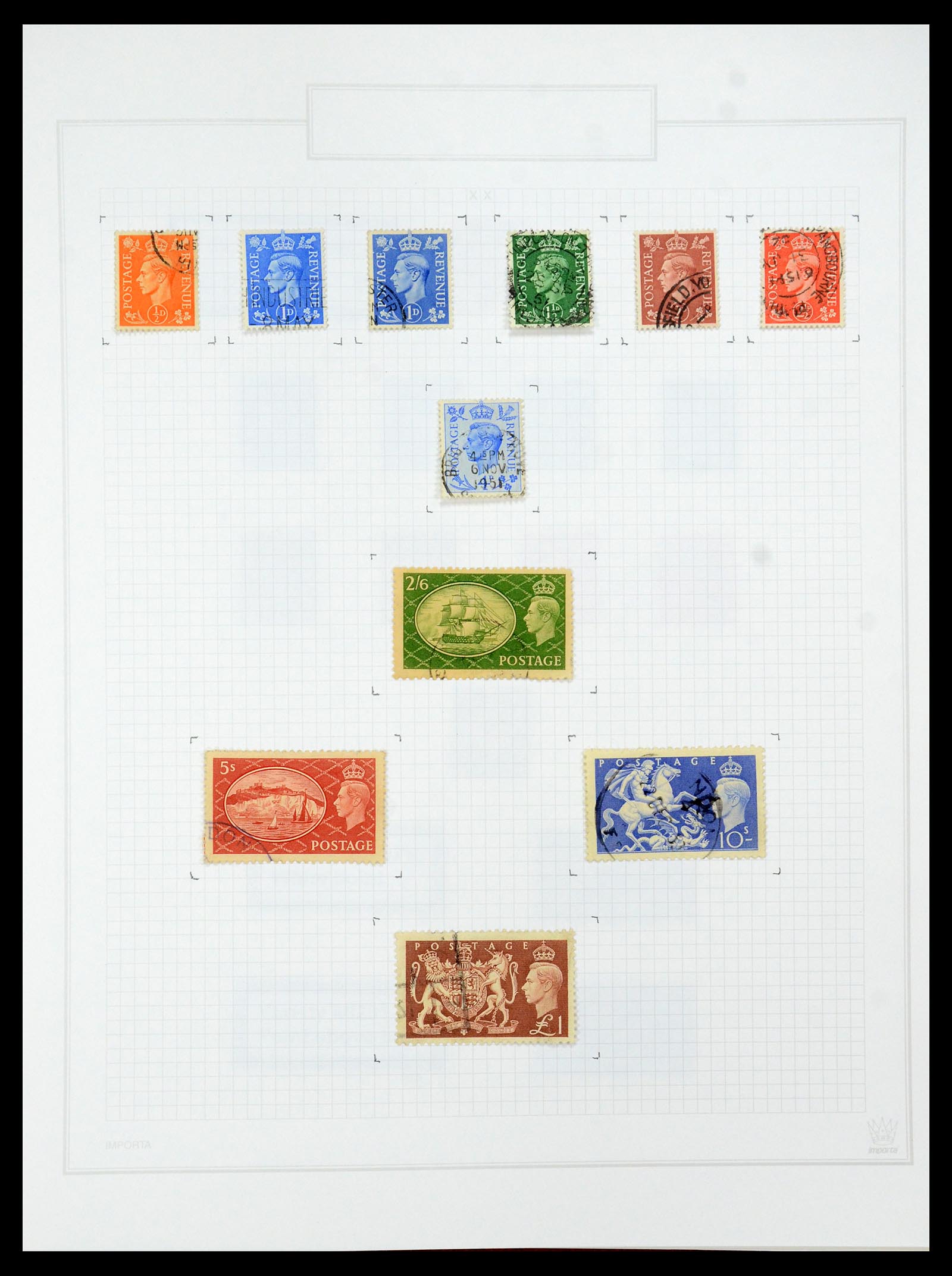 35601 072 - Stamp Collection 35601 Great Britain 1840-1970.