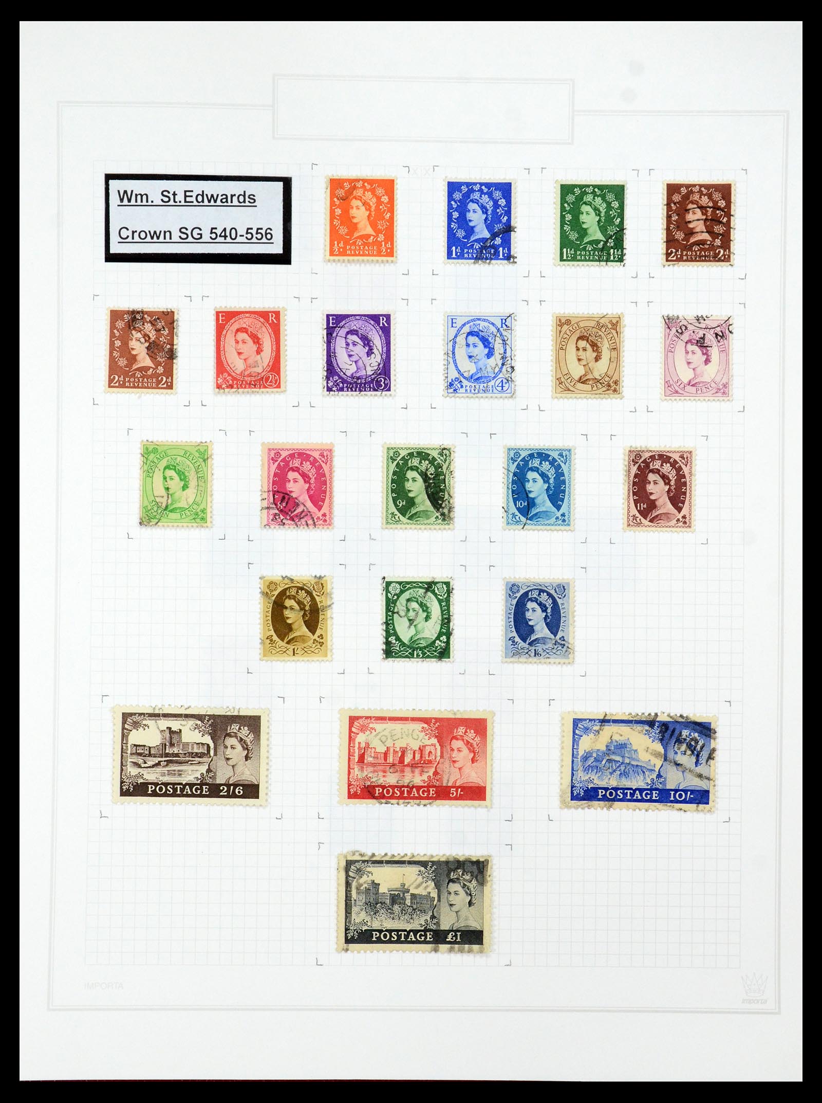 35601 077 - Stamp Collection 35601 Great Britain 1840-1970.