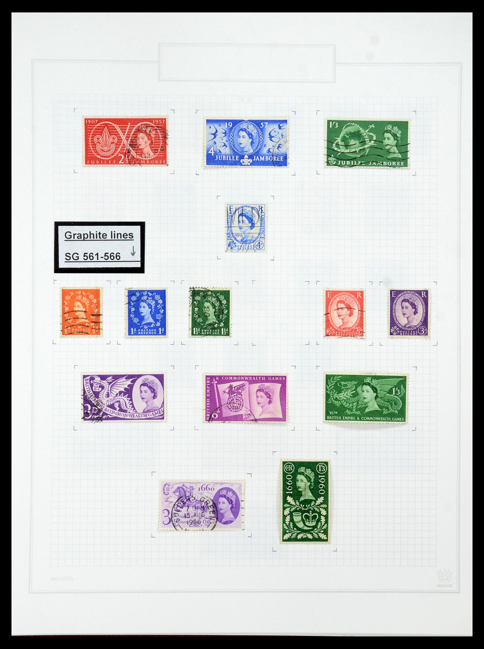 35601 080 - Stamp Collection 35601 Great Britain 1840-1970.