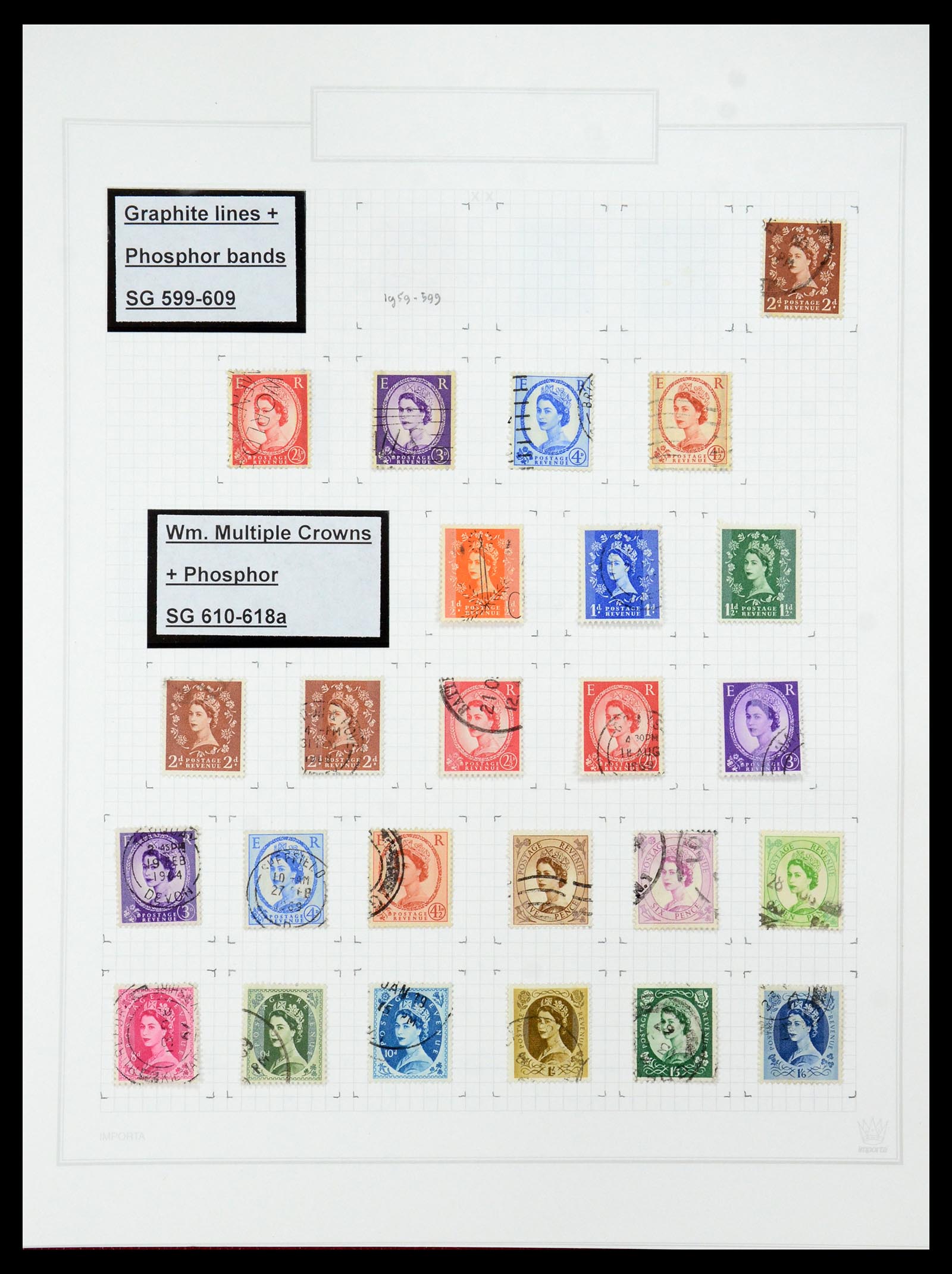 35601 088 - Stamp Collection 35601 Great Britain 1840-1970.