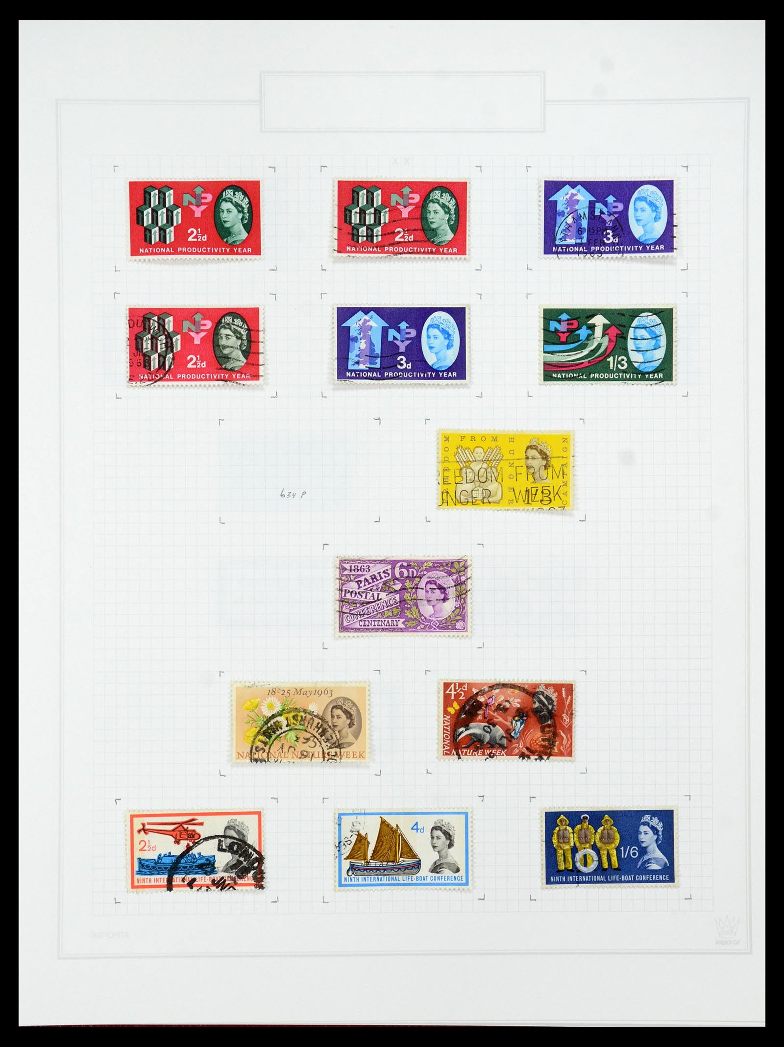 35601 094 - Stamp Collection 35601 Great Britain 1840-1970.