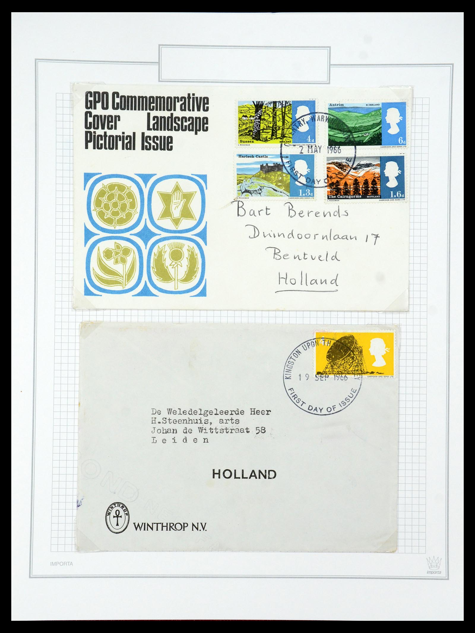 35601 105 - Stamp Collection 35601 Great Britain 1840-1970.