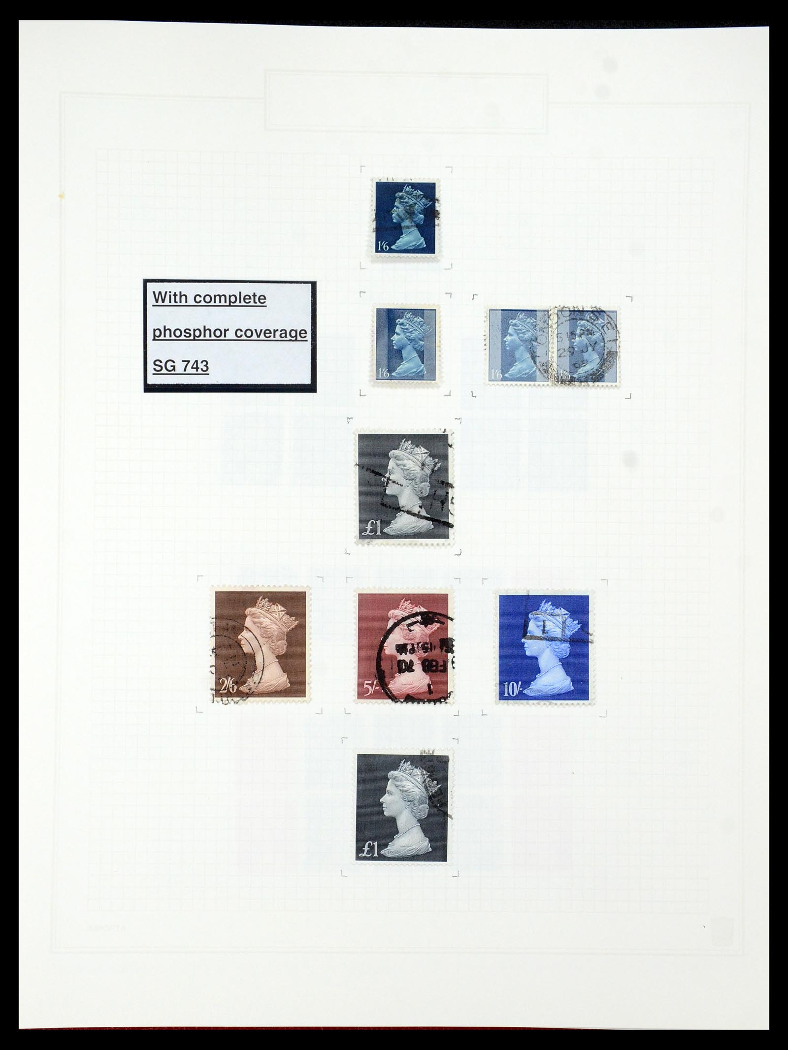 35601 117 - Stamp Collection 35601 Great Britain 1840-1970.