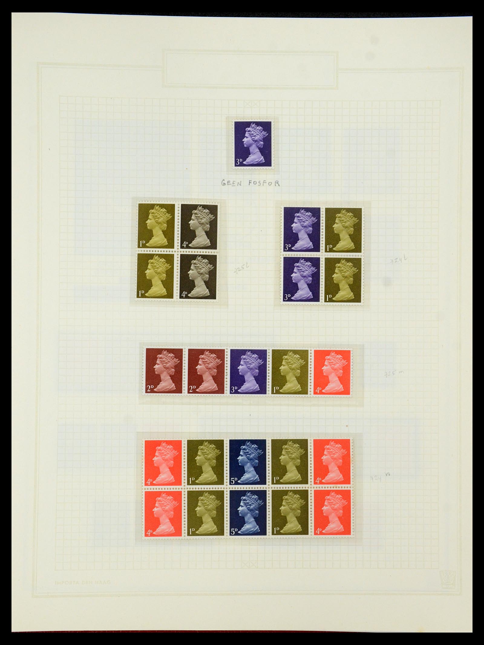 35601 118 - Stamp Collection 35601 Great Britain 1840-1970.