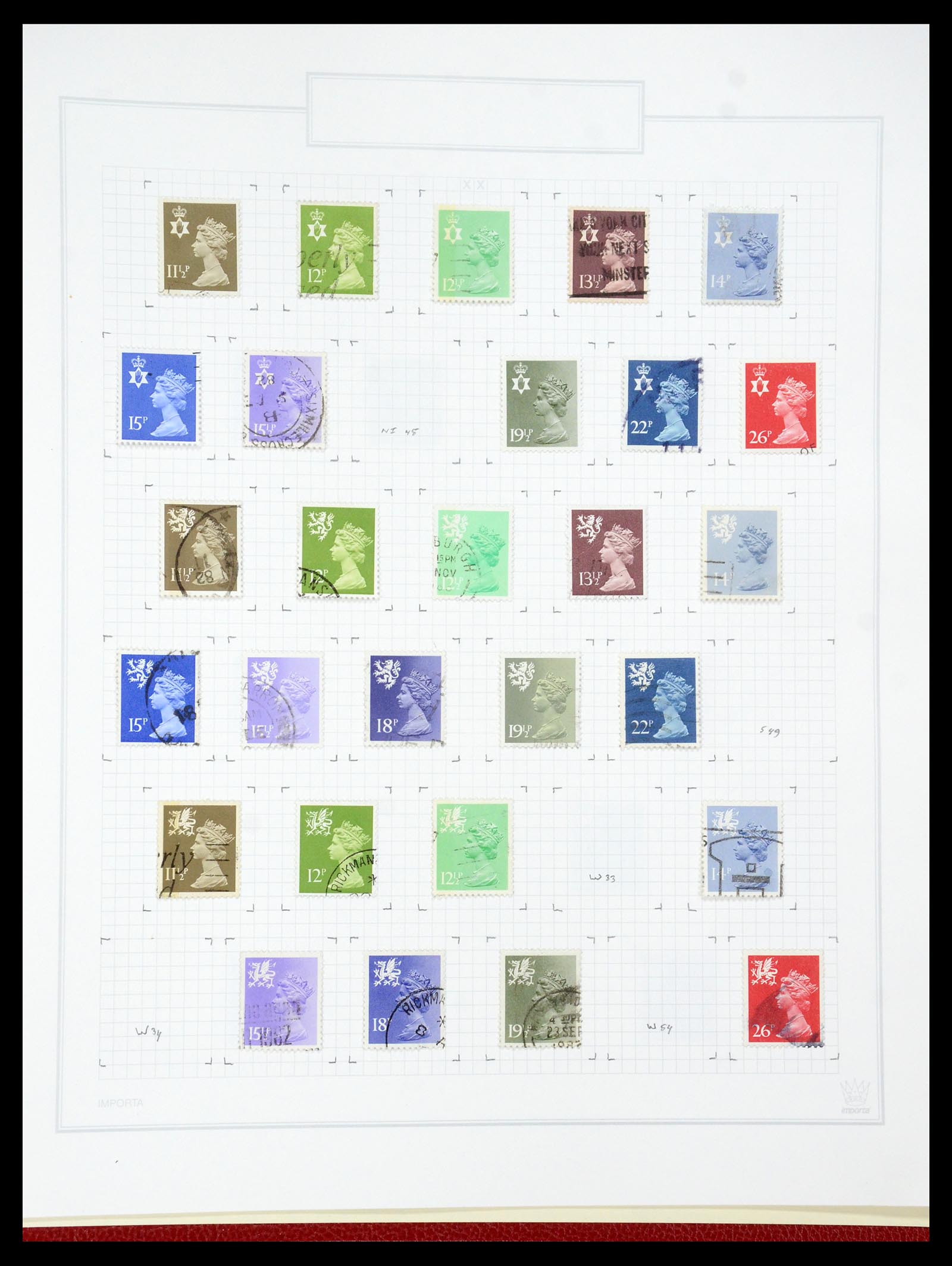35601 164 - Stamp Collection 35601 Great Britain 1840-1970.