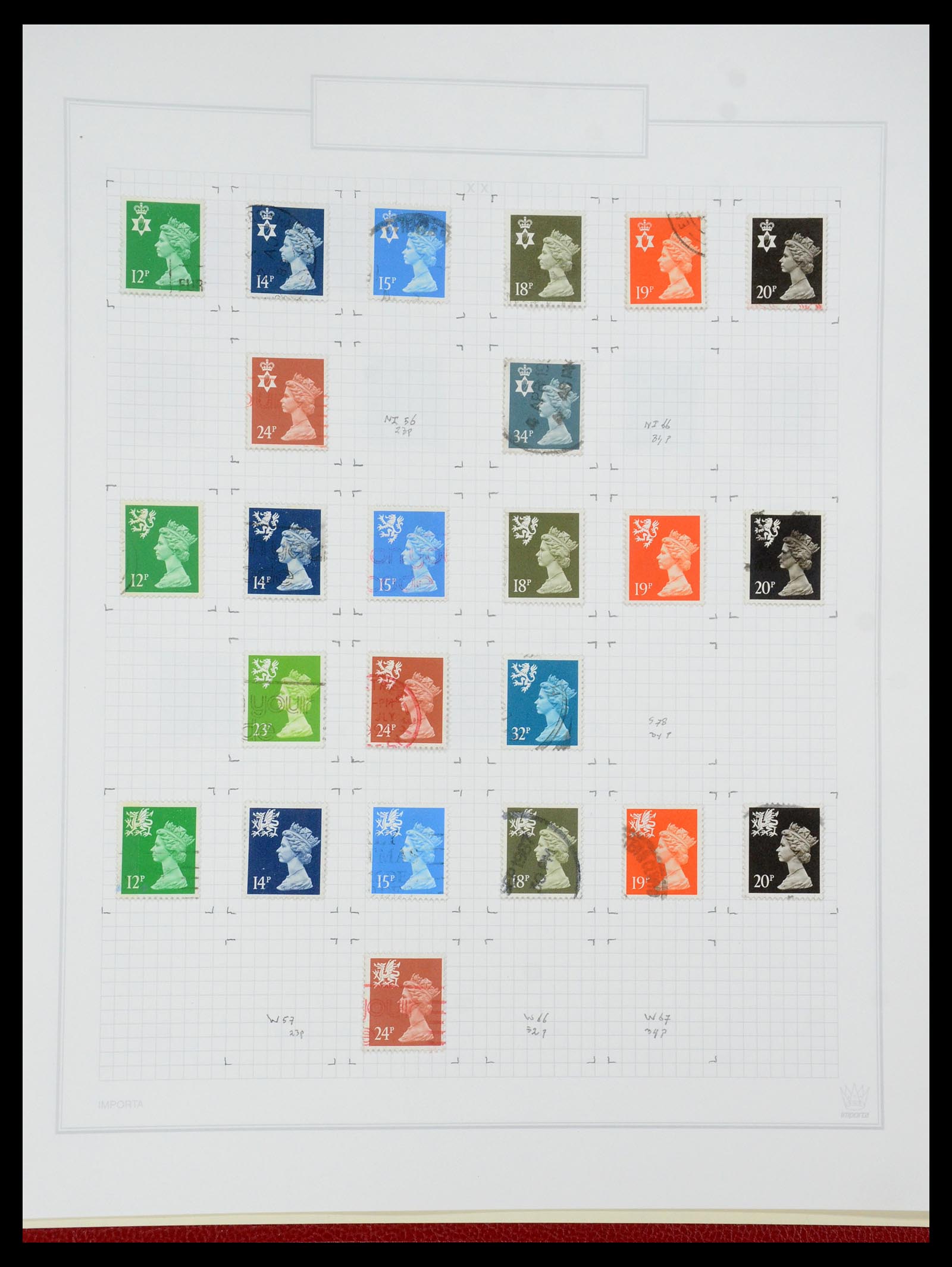 35601 166 - Stamp Collection 35601 Great Britain 1840-1970.