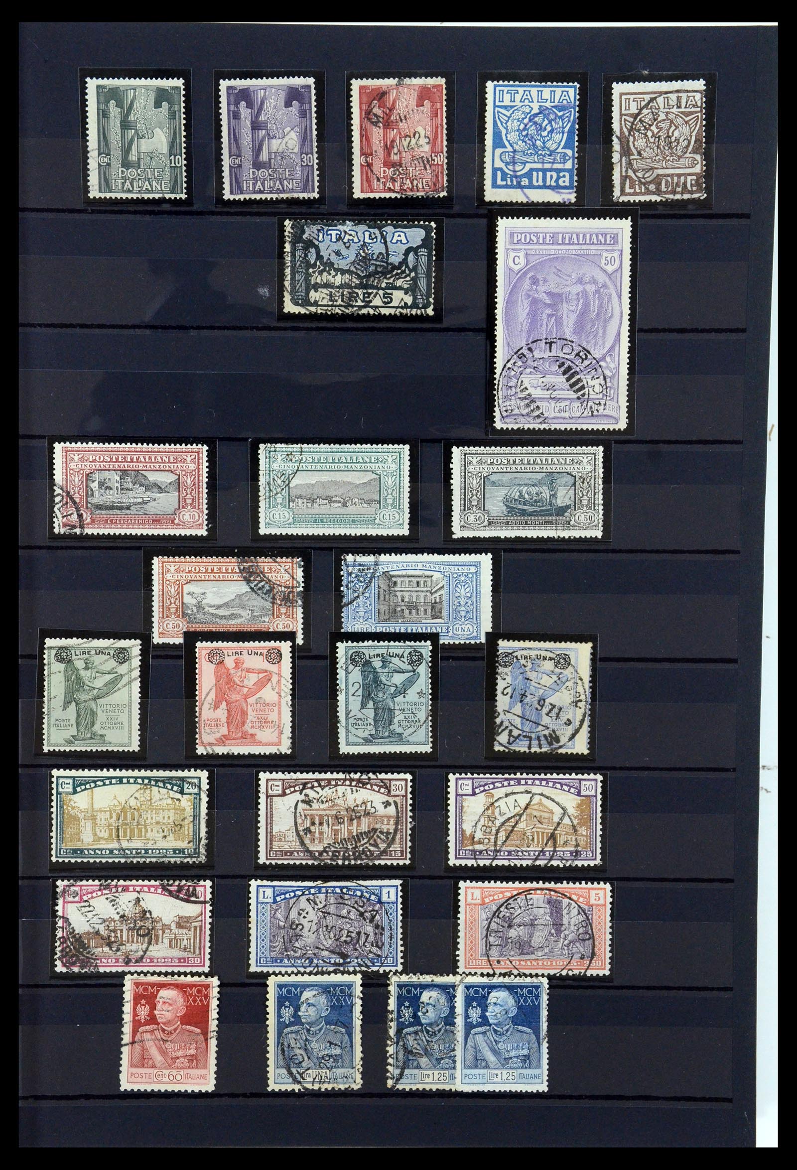 35603 005 - Postzegelverzameling 35603 Italië 1862-1991.