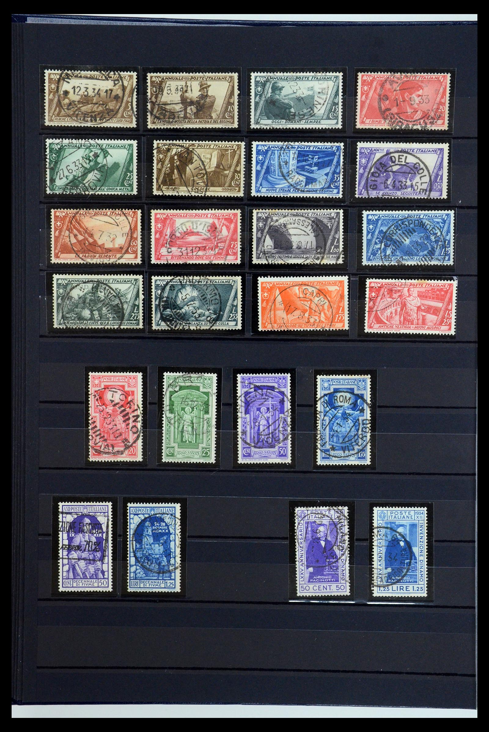 35603 010 - Postzegelverzameling 35603 Italië 1862-1991.