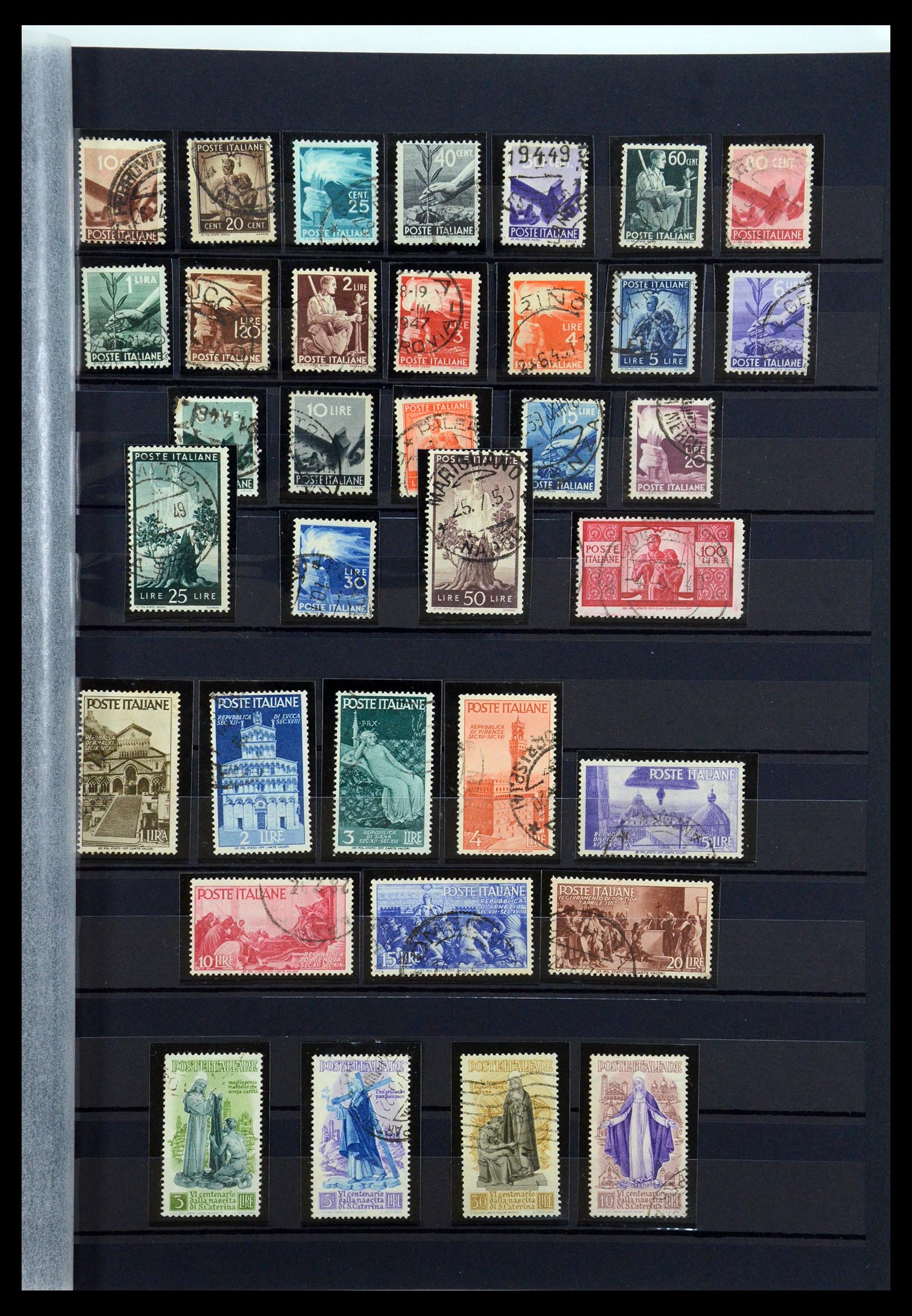 35603 015 - Postzegelverzameling 35603 Italië 1862-1991.