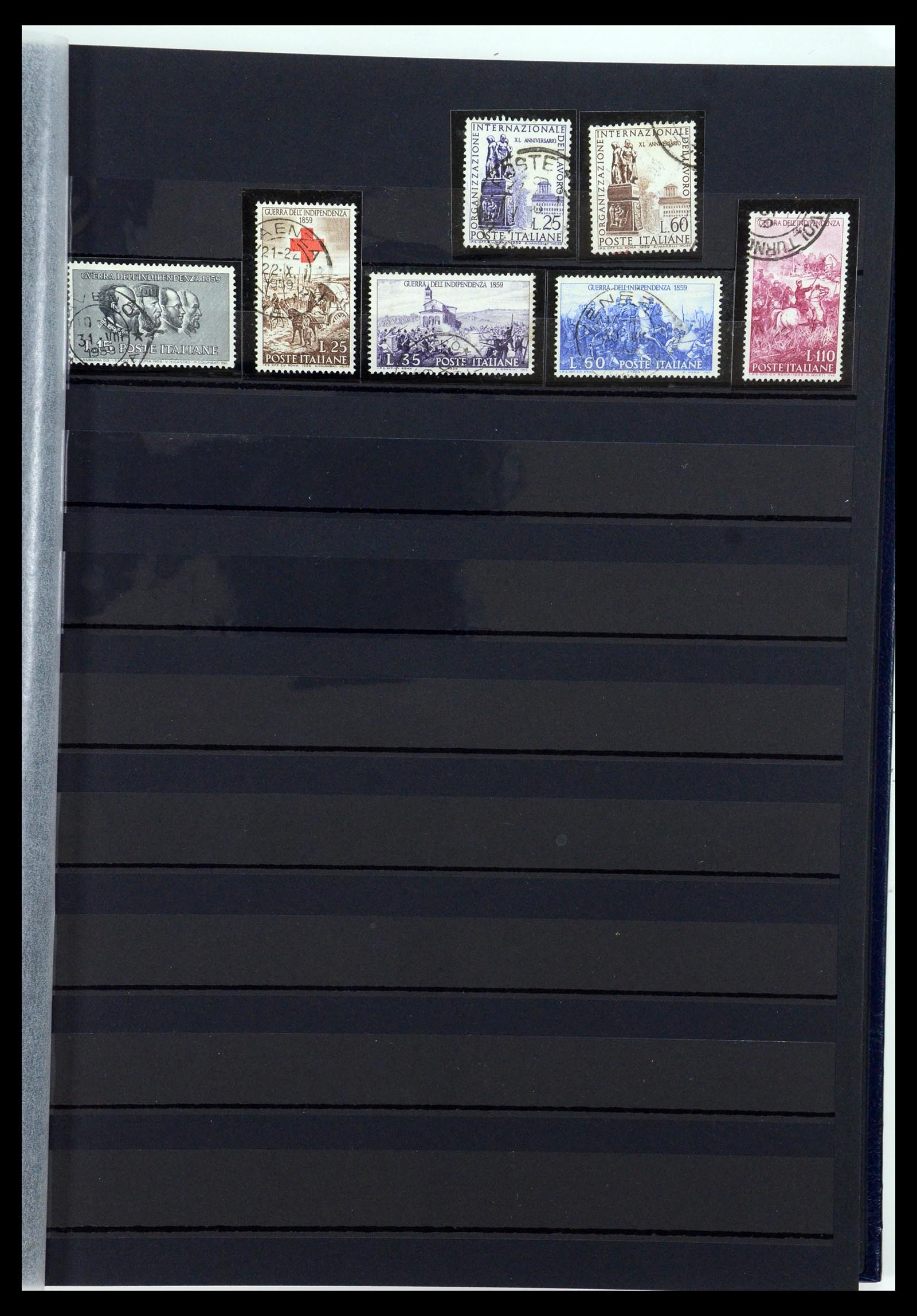 35603 025 - Postzegelverzameling 35603 Italië 1862-1991.