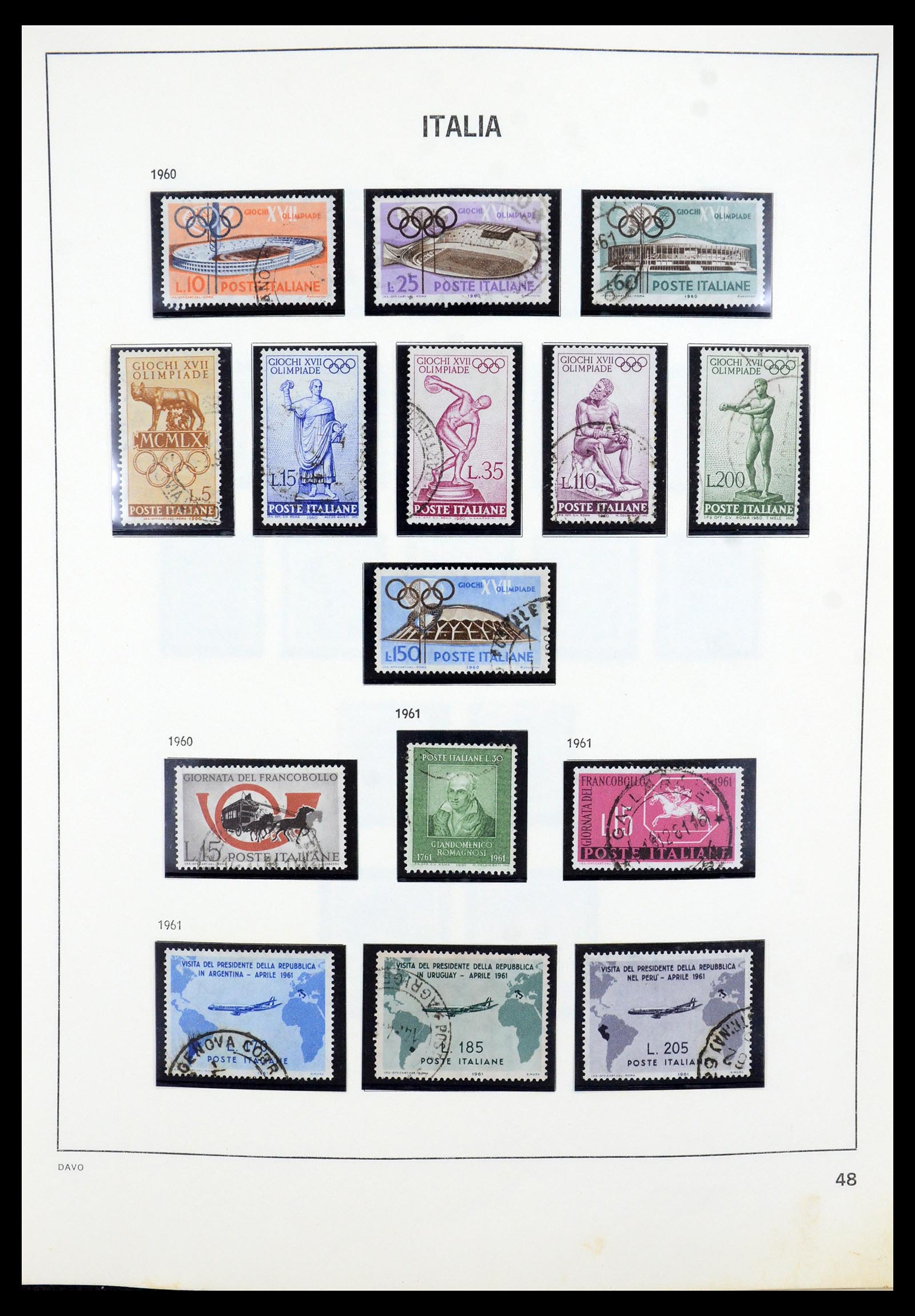 35603 044 - Postzegelverzameling 35603 Italië 1862-1991.