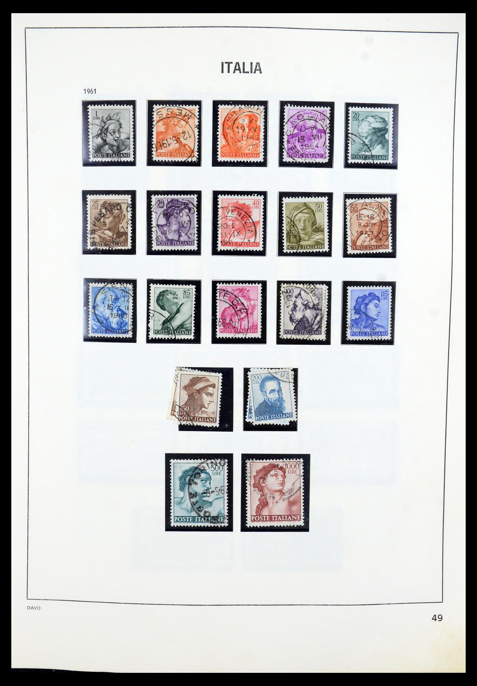 35603 045 - Postzegelverzameling 35603 Italië 1862-1991.