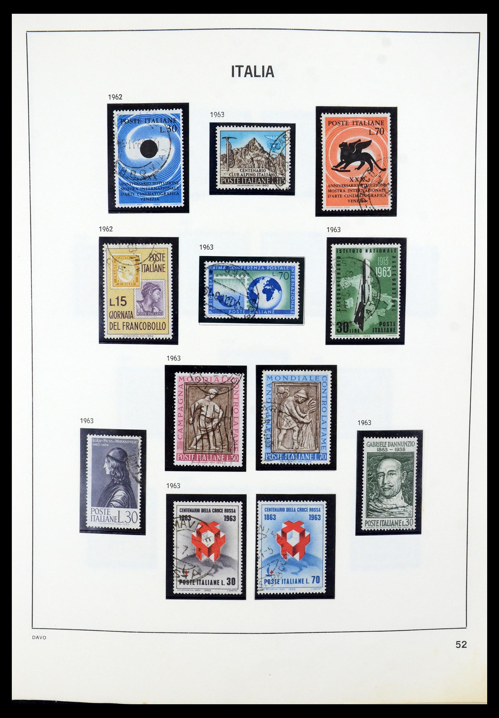 35603 048 - Postzegelverzameling 35603 Italië 1862-1991.