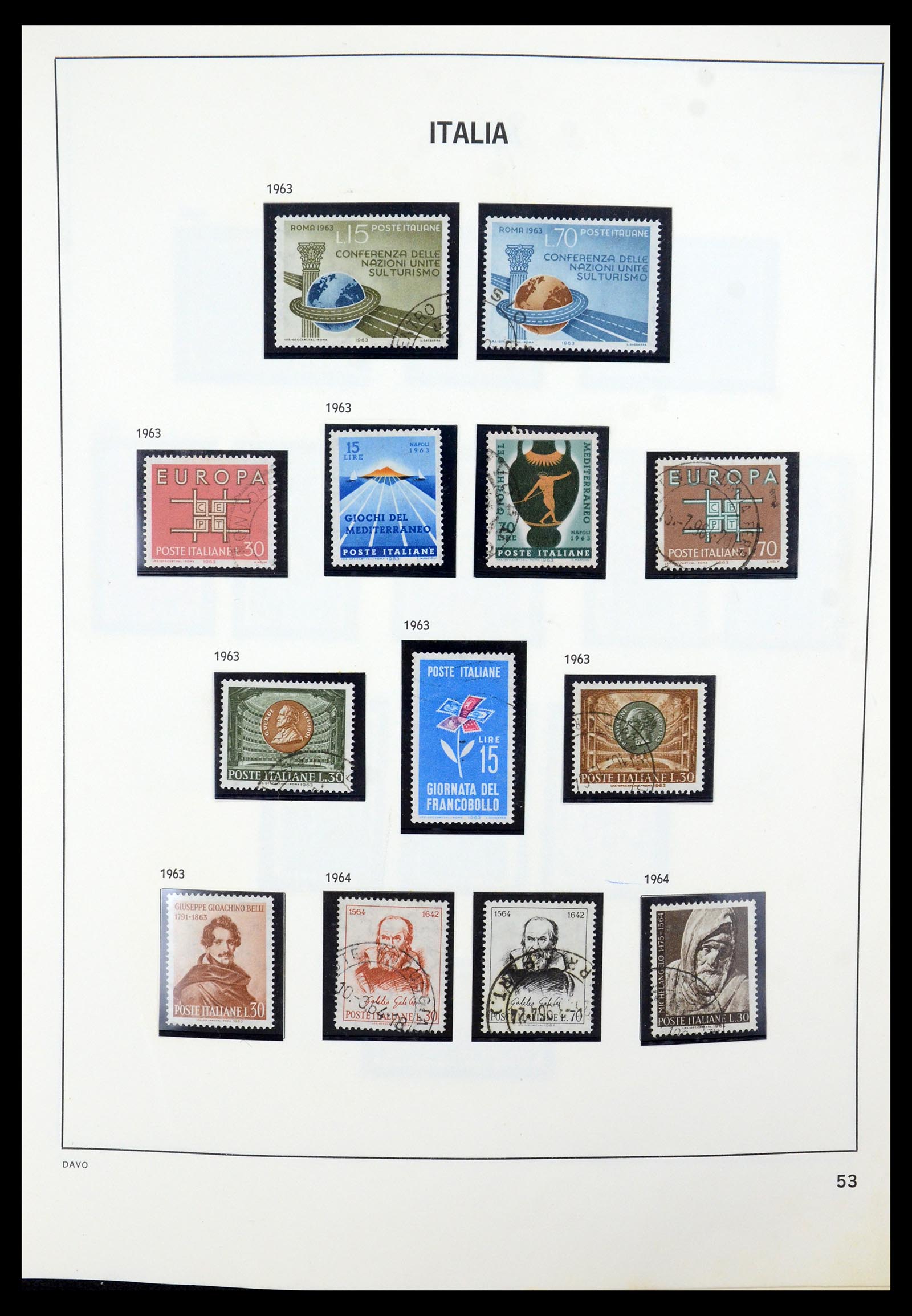 35603 049 - Postzegelverzameling 35603 Italië 1862-1991.