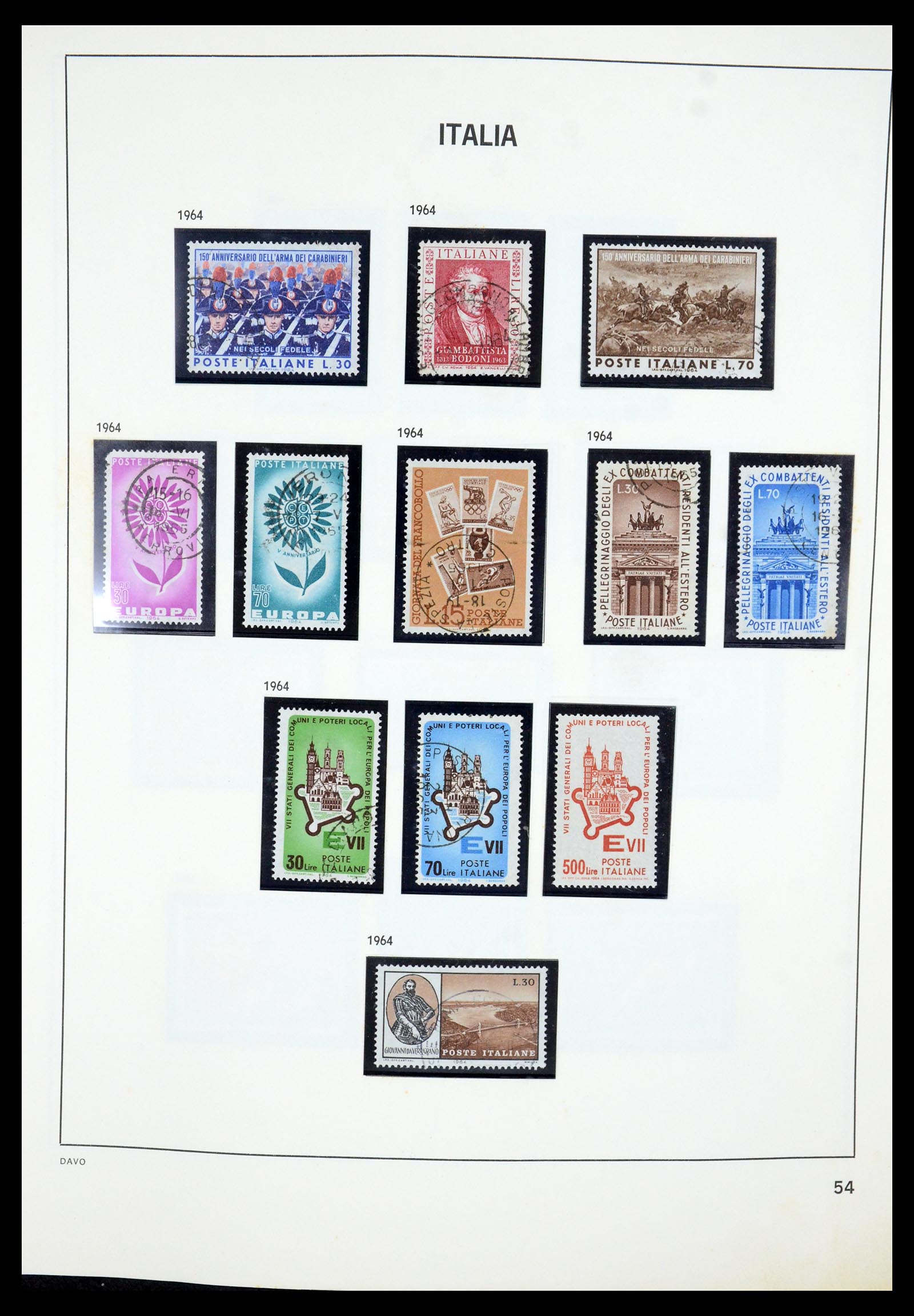 35603 050 - Postzegelverzameling 35603 Italië 1862-1991.