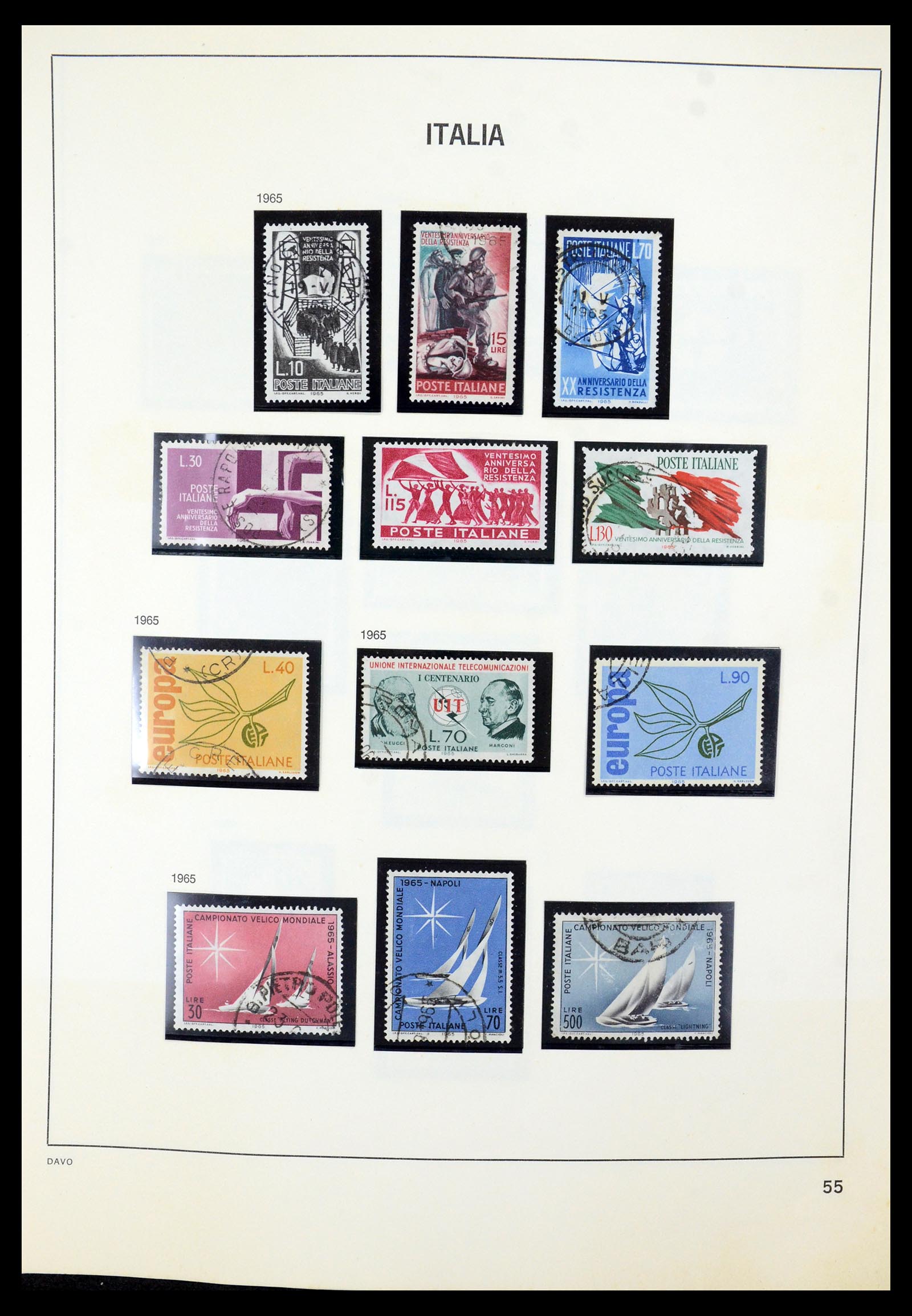 35603 051 - Postzegelverzameling 35603 Italië 1862-1991.