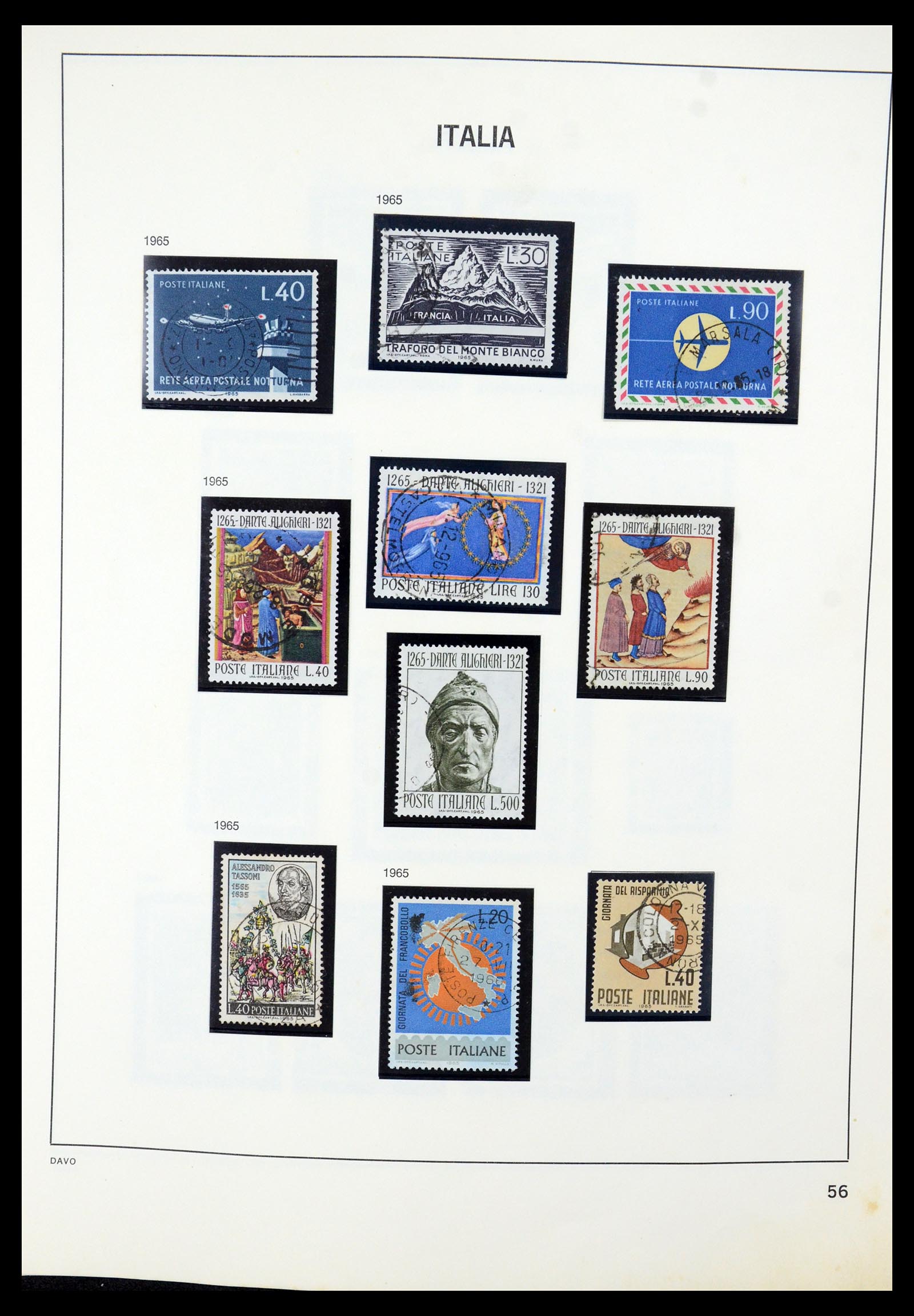 35603 052 - Postzegelverzameling 35603 Italië 1862-1991.