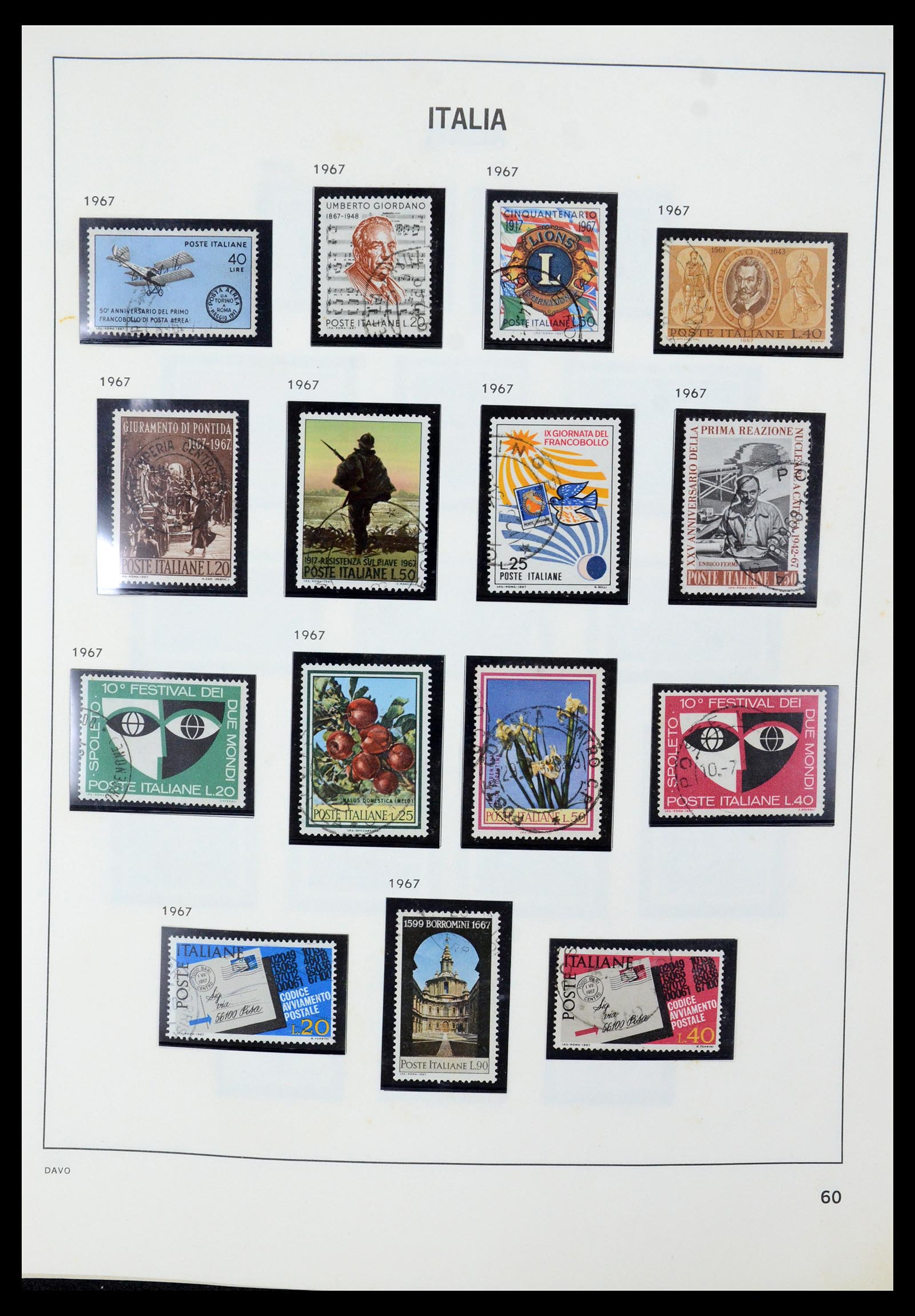 35603 056 - Postzegelverzameling 35603 Italië 1862-1991.