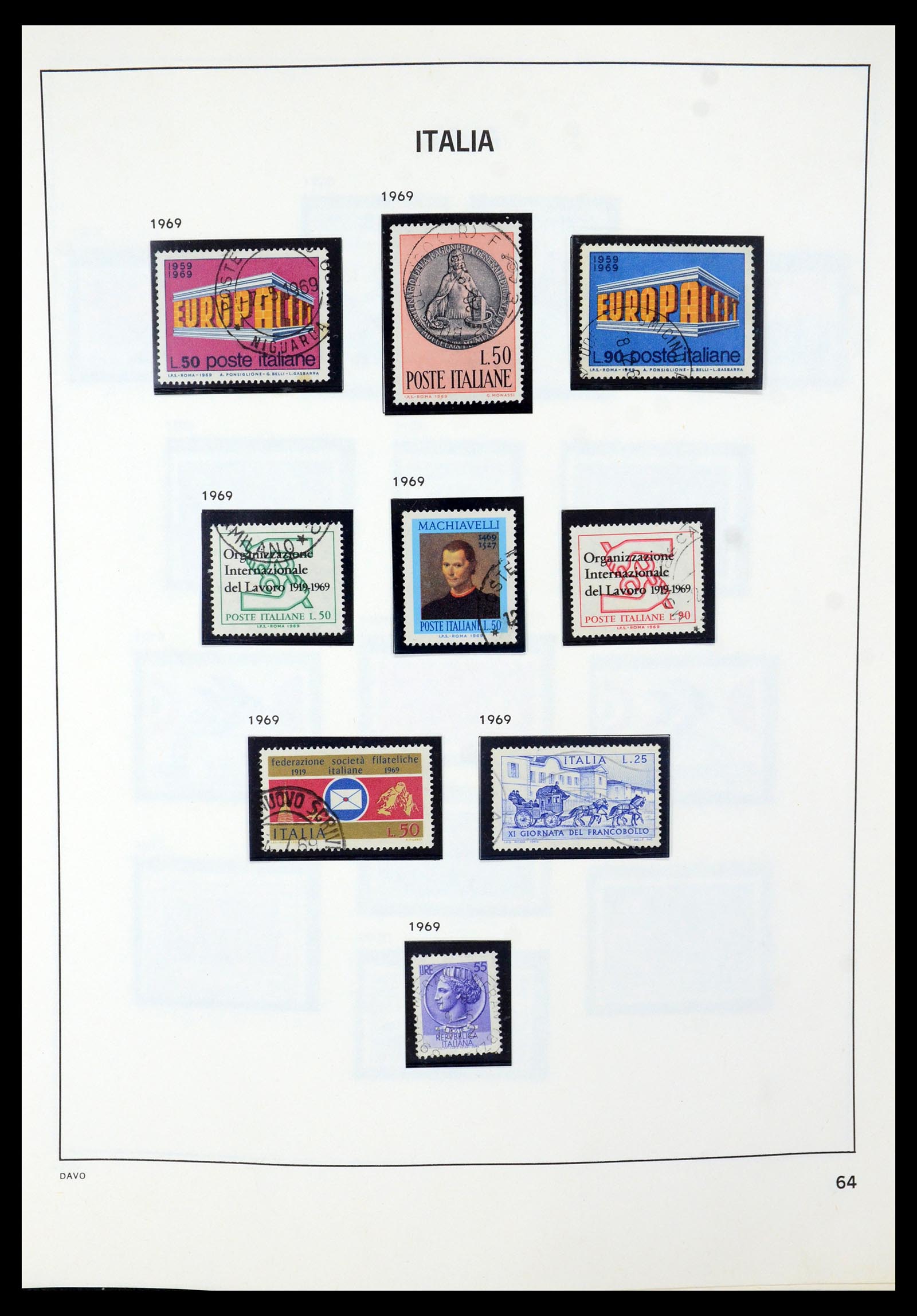 35603 059 - Postzegelverzameling 35603 Italië 1862-1991.