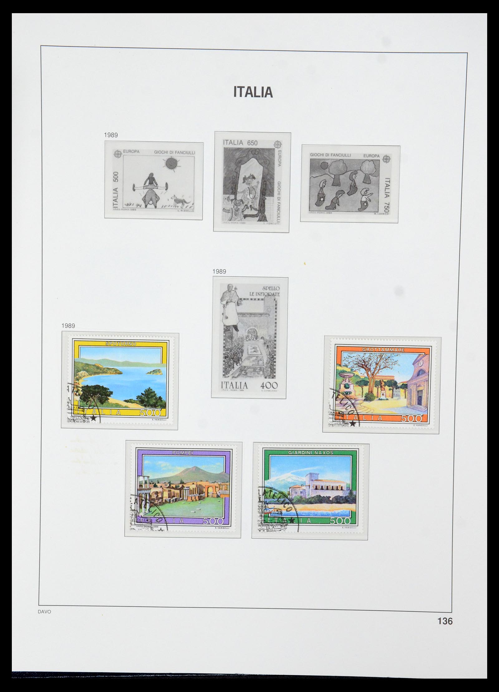 35603 150 - Stamp Collection 35603 Italy 1862-1991.
