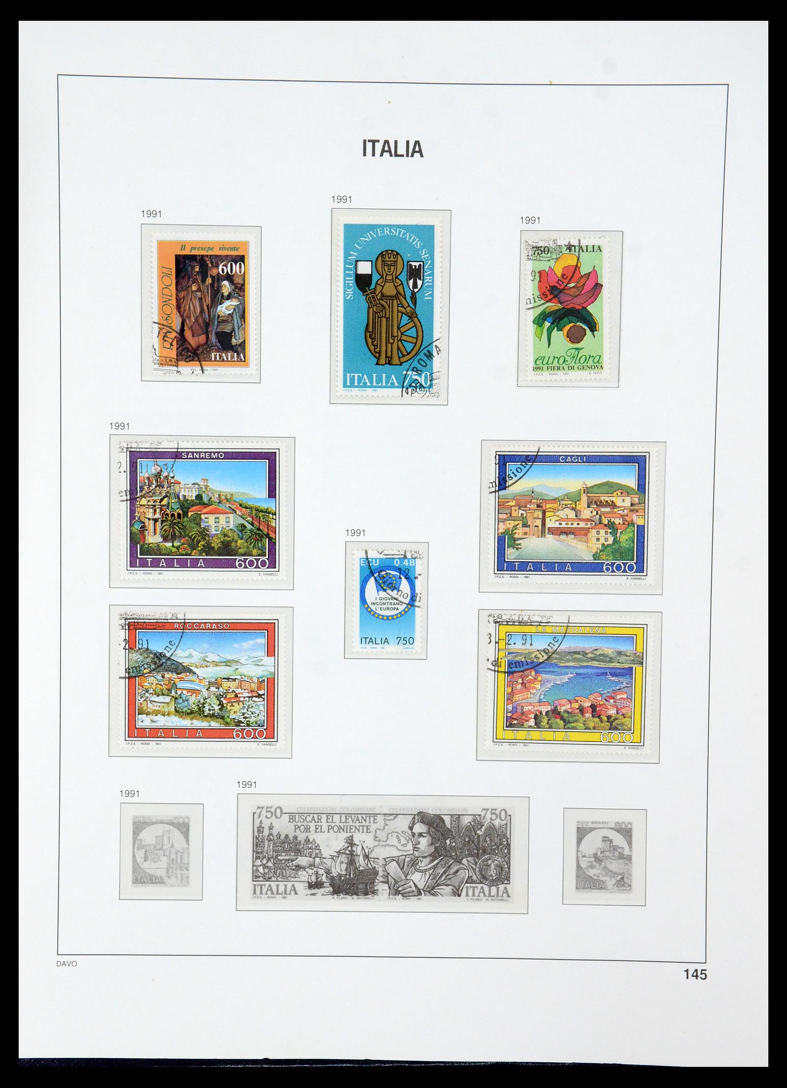 35603 158 - Stamp Collection 35603 Italy 1862-1991.