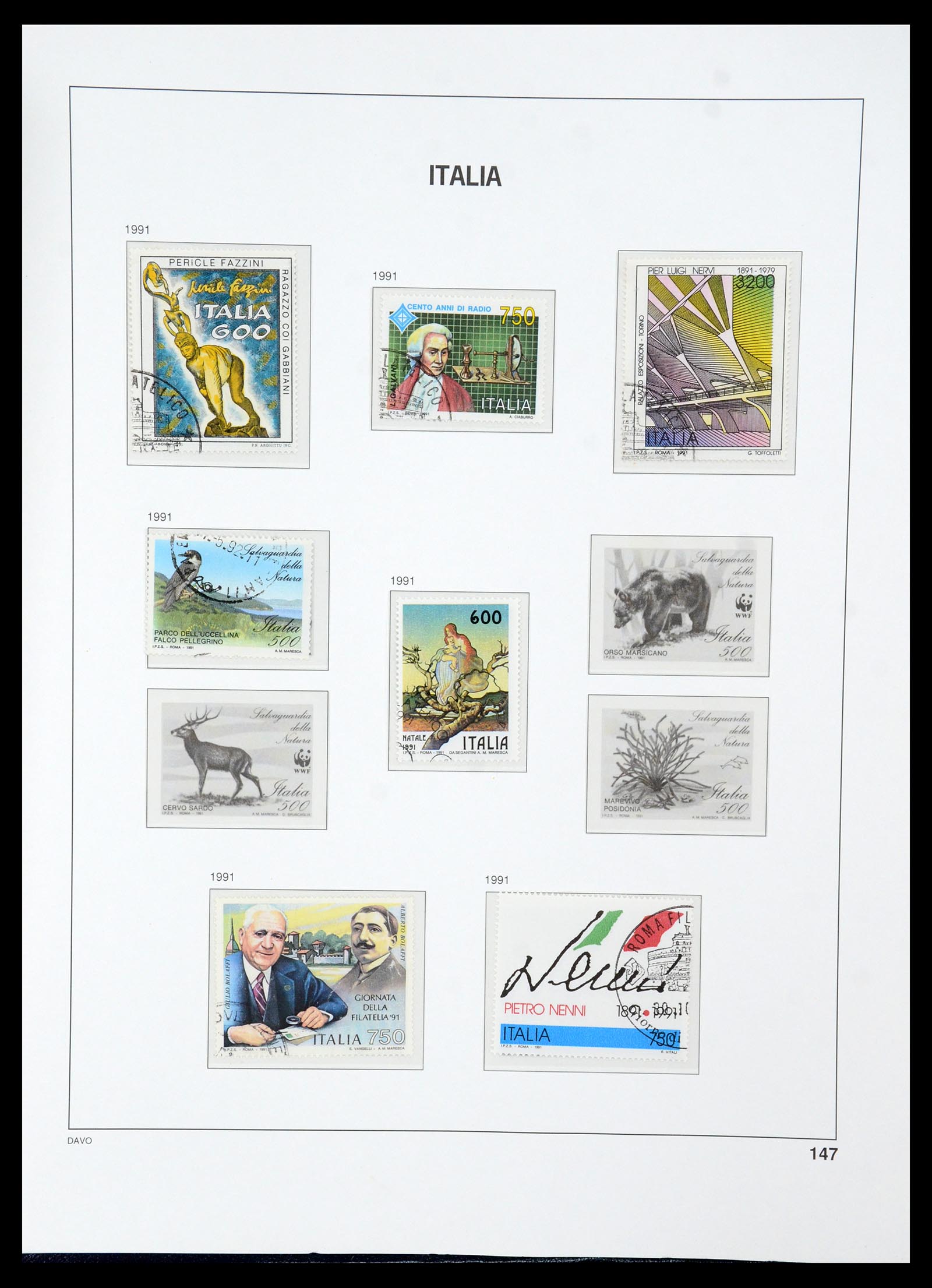 35603 160 - Stamp Collection 35603 Italy 1862-1991.