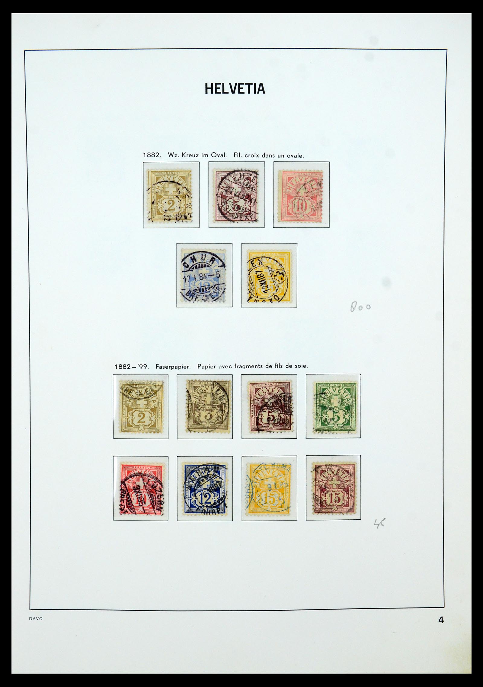 35605 004 - Stamp Collection 35605 Switzerland 1851-1985.