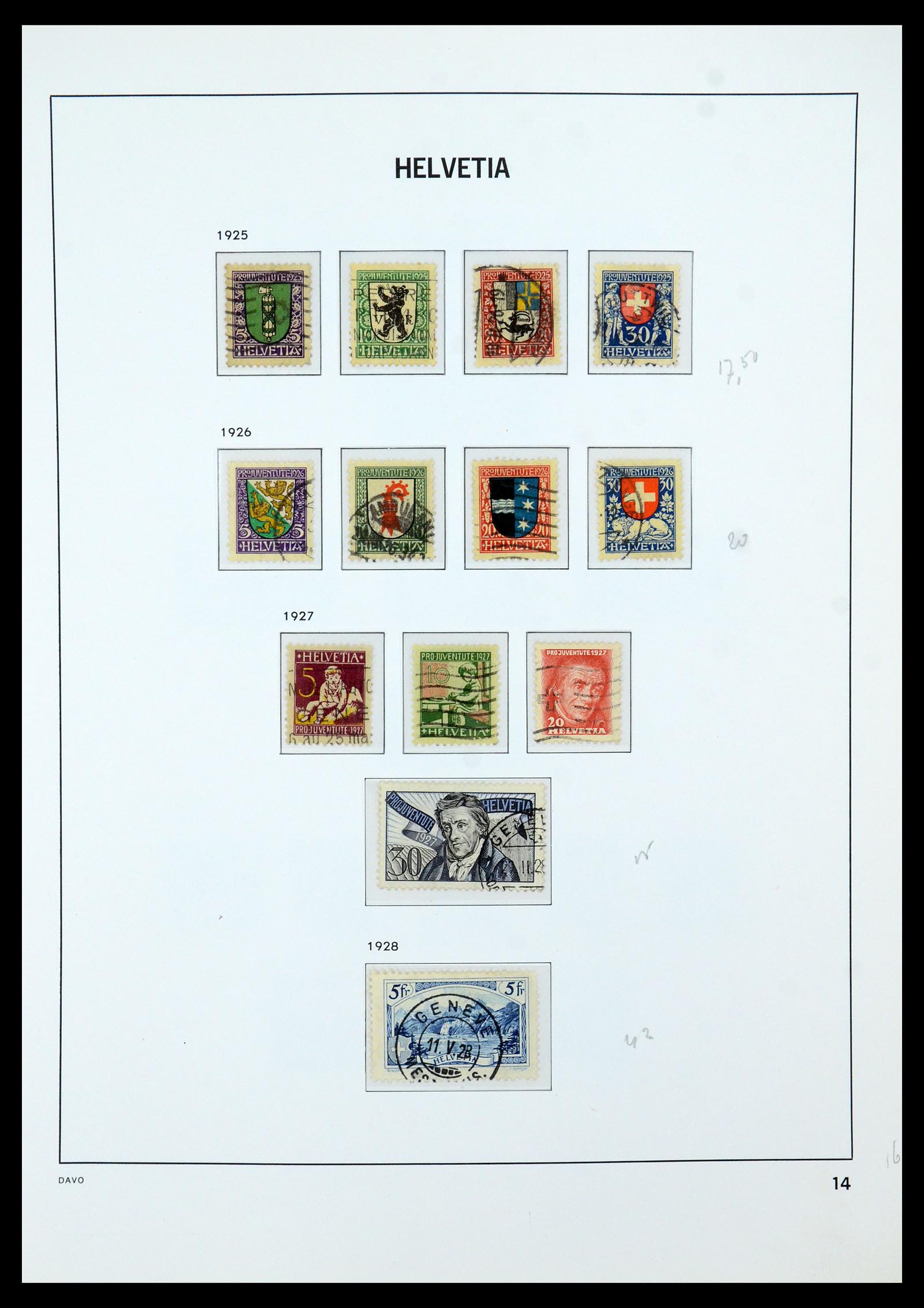 35605 014 - Stamp Collection 35605 Switzerland 1851-1985.