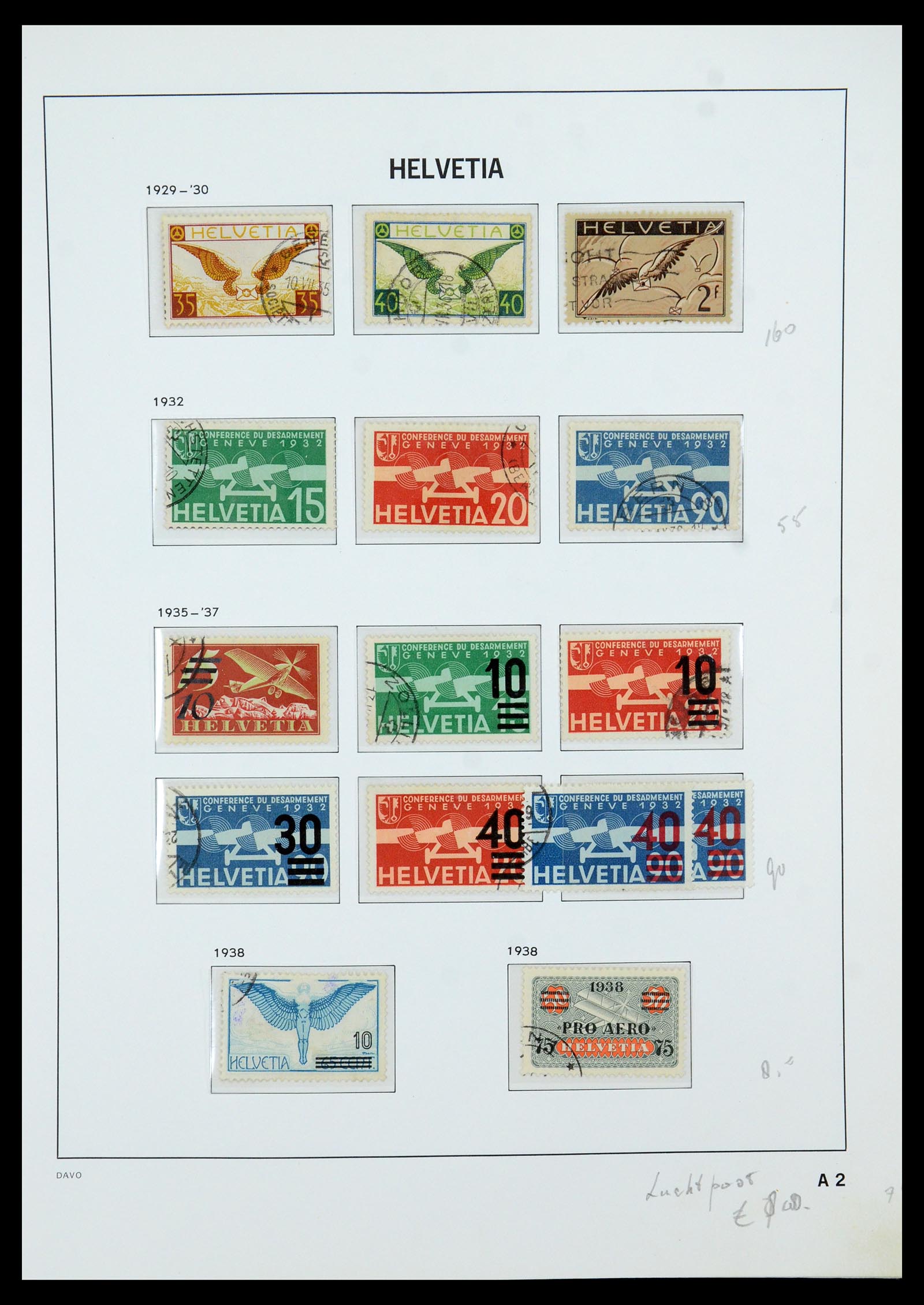 35605 021 - Postzegelverzameling 35605 Zwitserland 1851-1985.