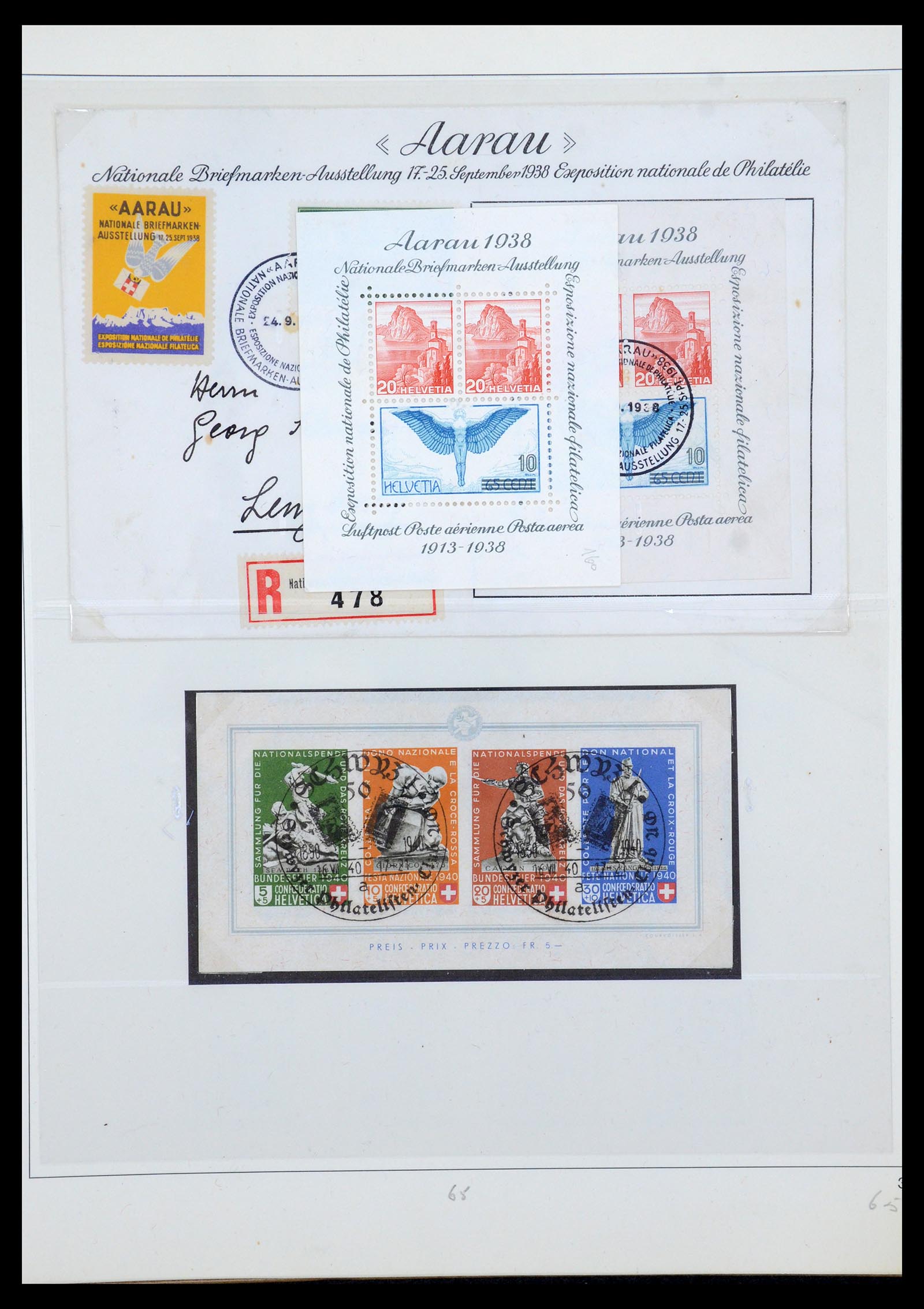 35605 026 - Postzegelverzameling 35605 Zwitserland 1851-1985.