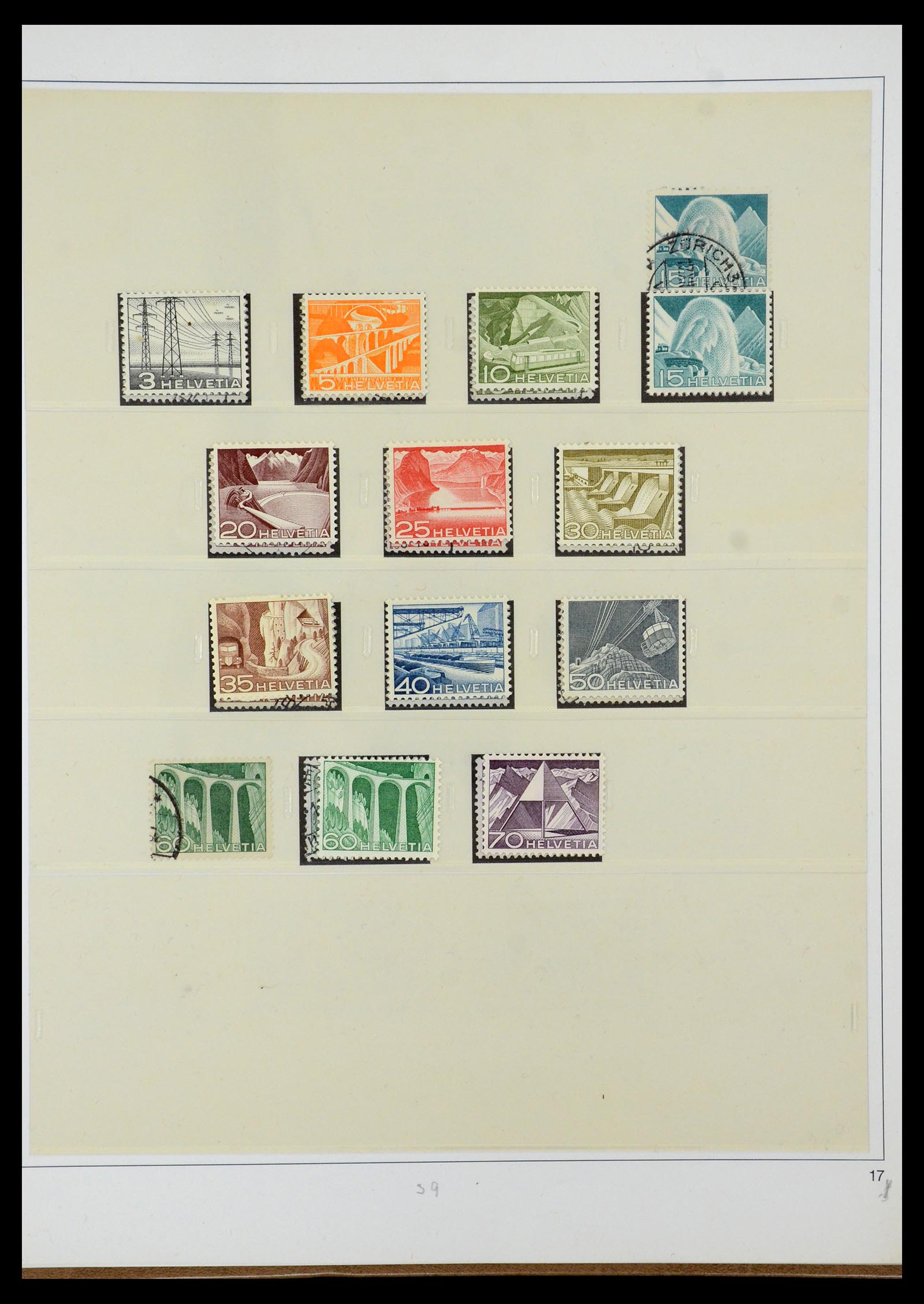 35605 049 - Postzegelverzameling 35605 Zwitserland 1851-1985.
