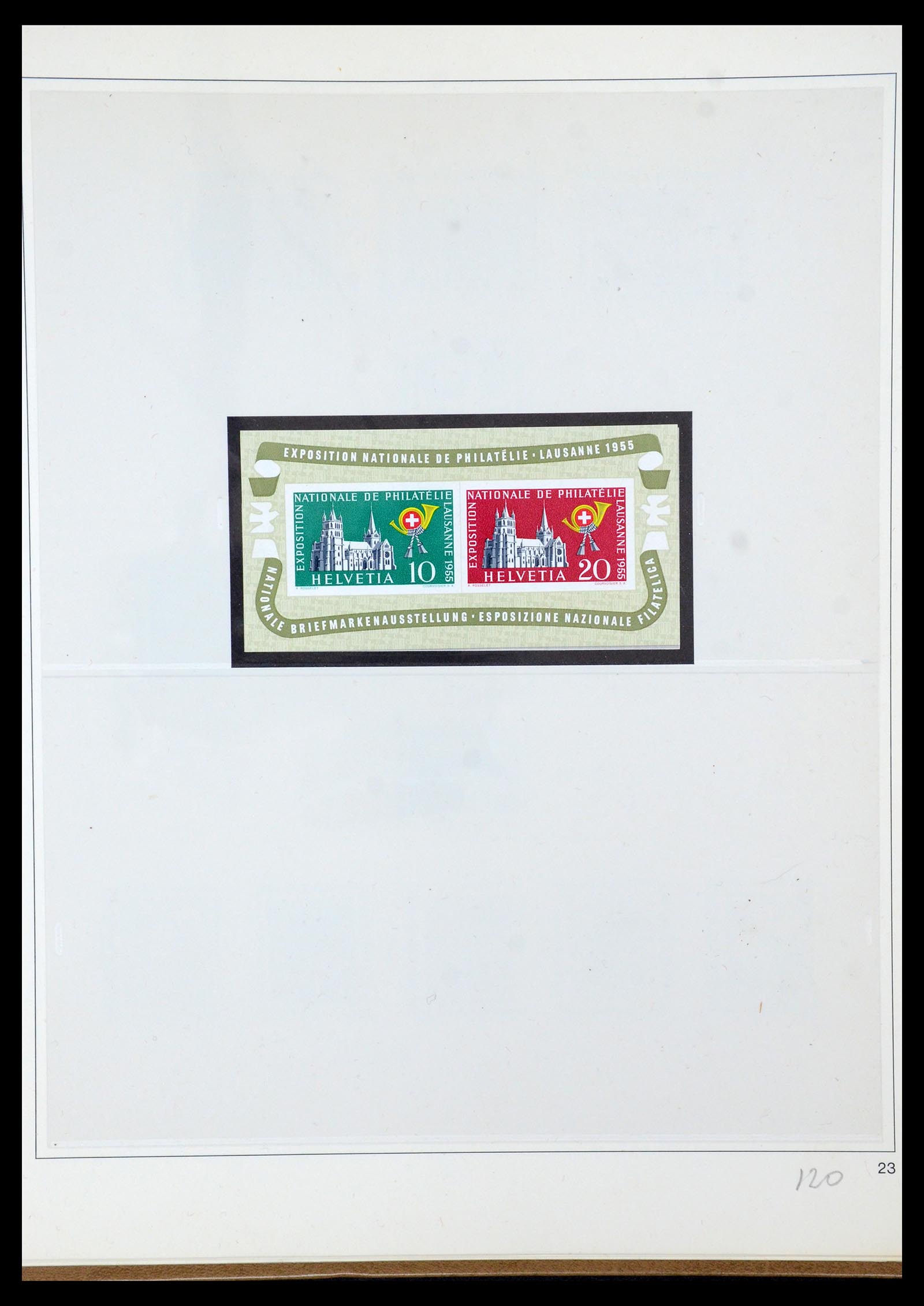 35605 061 - Stamp Collection 35605 Switzerland 1851-1985.