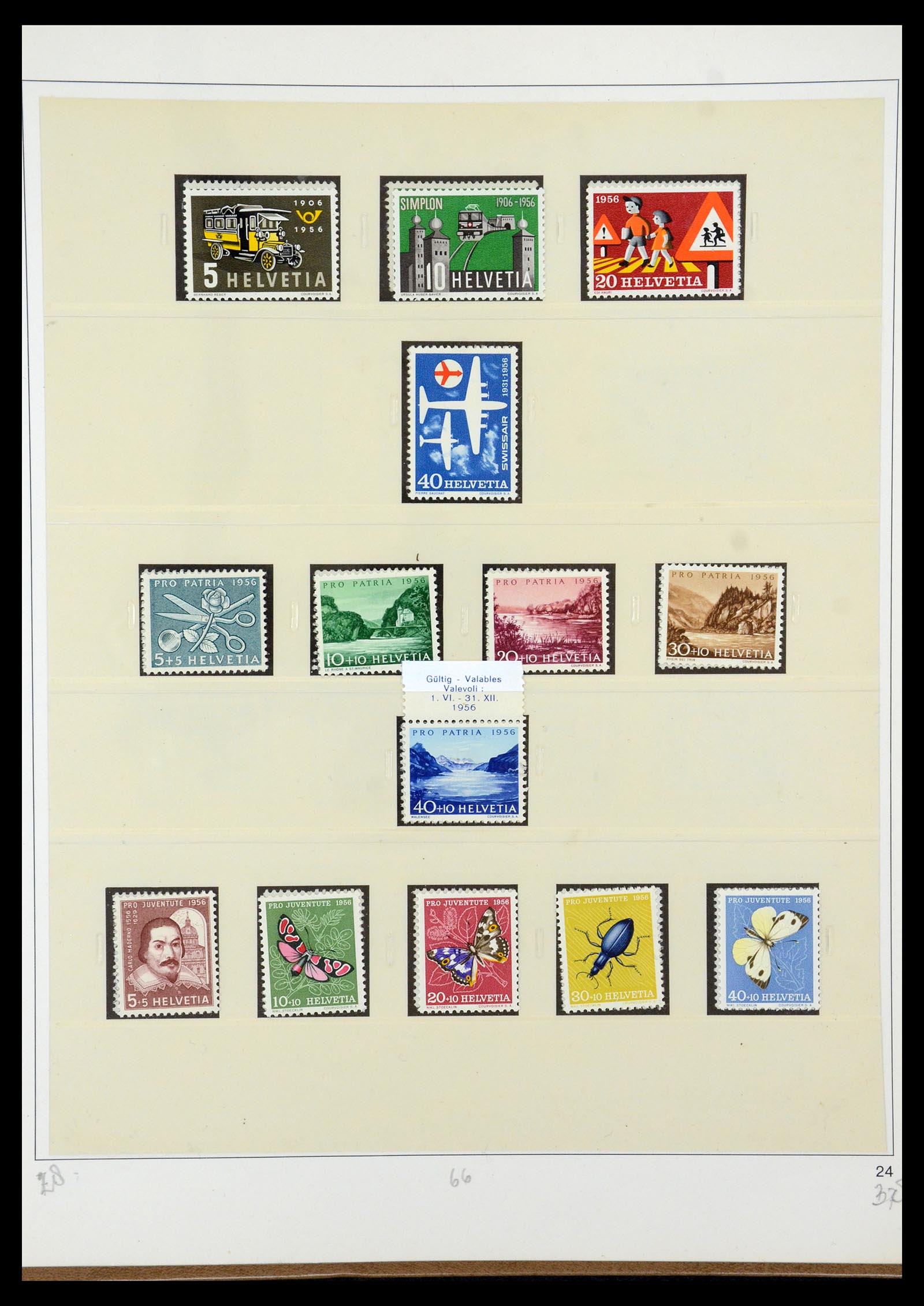 35605 062 - Stamp Collection 35605 Switzerland 1851-1985.