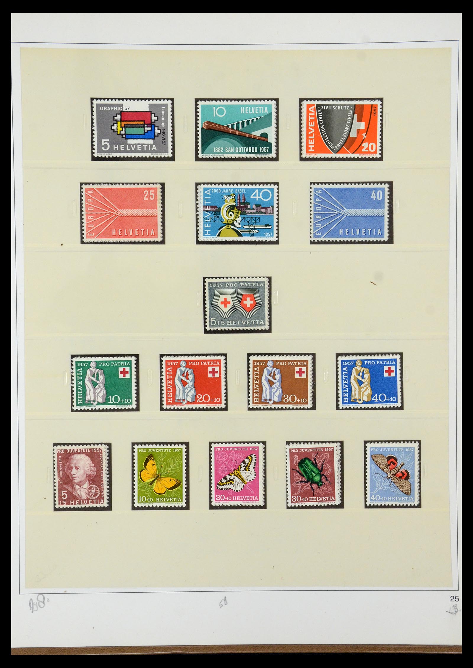 35605 064 - Stamp Collection 35605 Switzerland 1851-1985.
