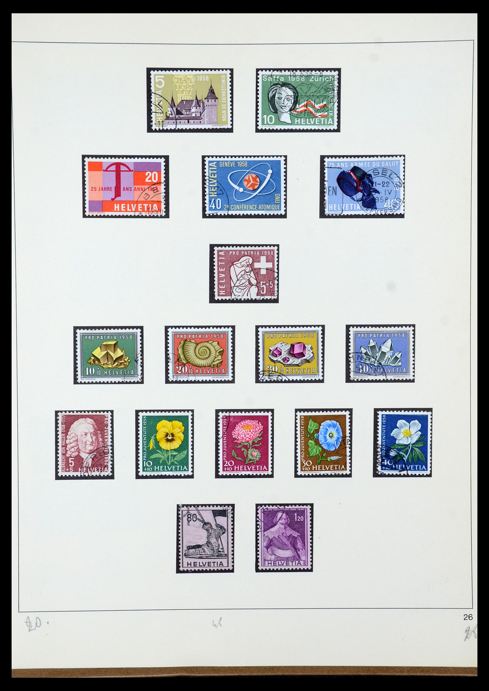 35605 067 - Stamp Collection 35605 Switzerland 1851-1985.