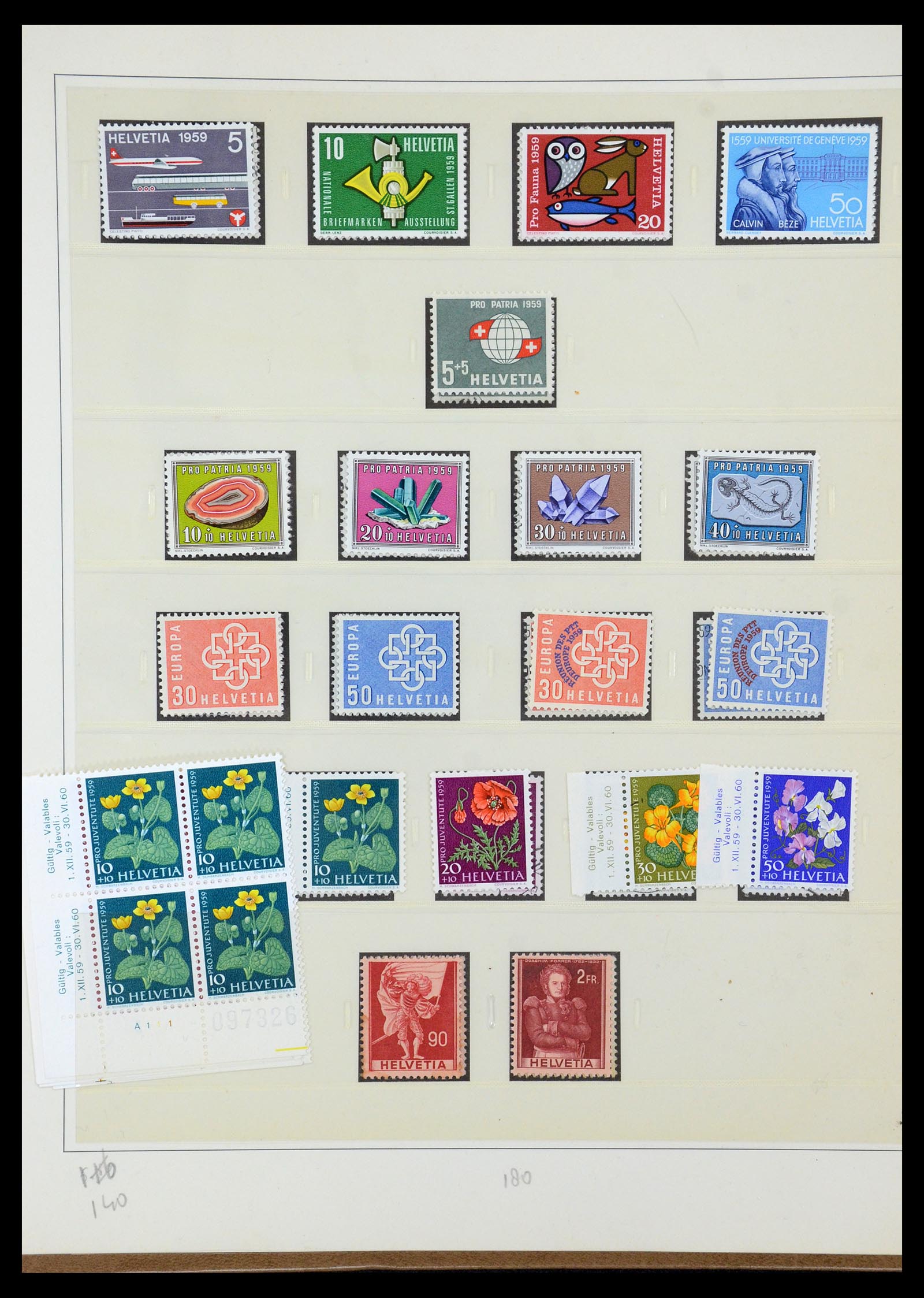 35605 068 - Stamp Collection 35605 Switzerland 1851-1985.