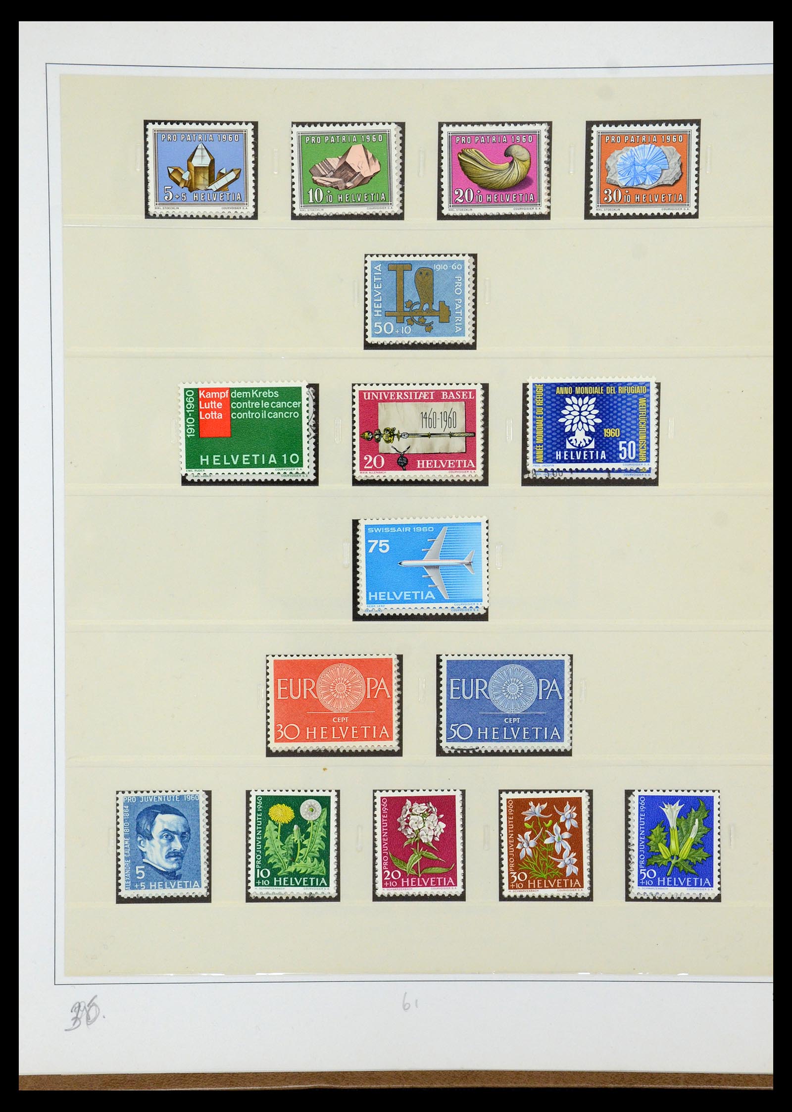 35605 071 - Stamp Collection 35605 Switzerland 1851-1985.