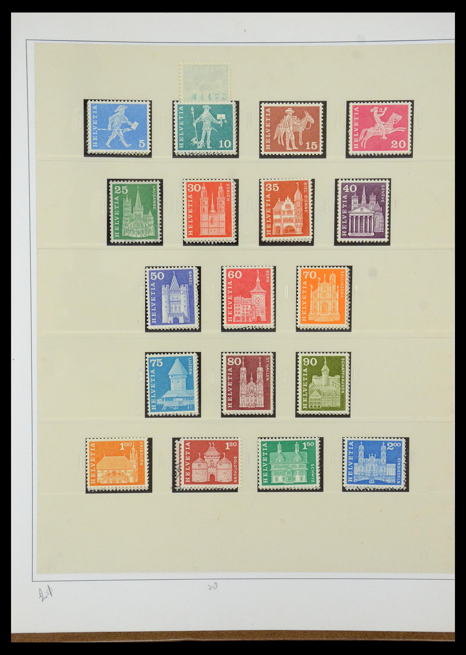 35605 074 - Stamp Collection 35605 Switzerland 1851-1985.