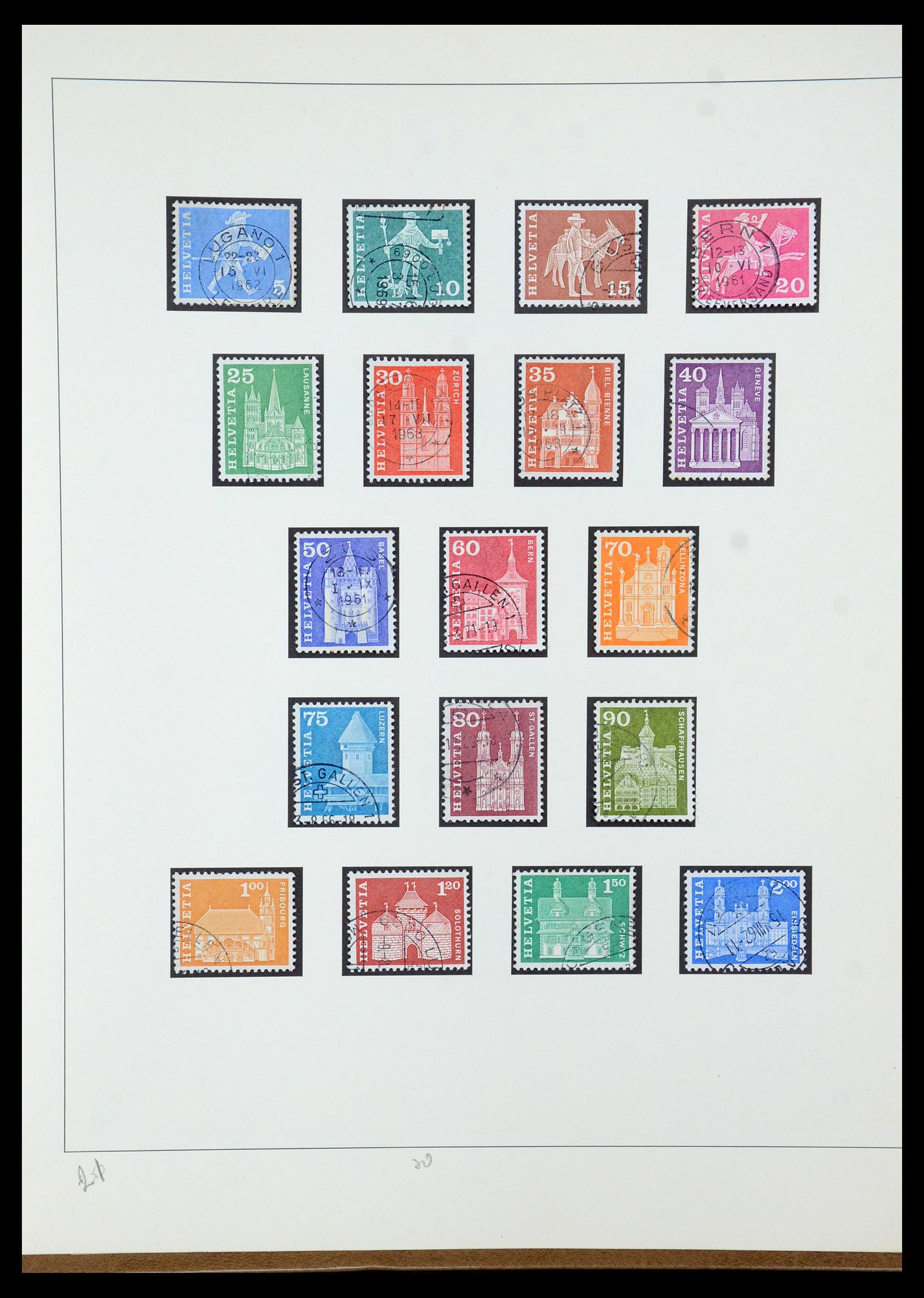 35605 075 - Stamp Collection 35605 Switzerland 1851-1985.