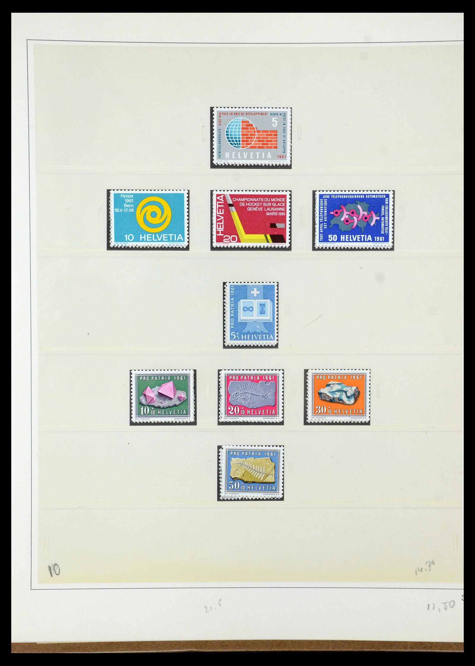 35605 076 - Stamp Collection 35605 Switzerland 1851-1985.
