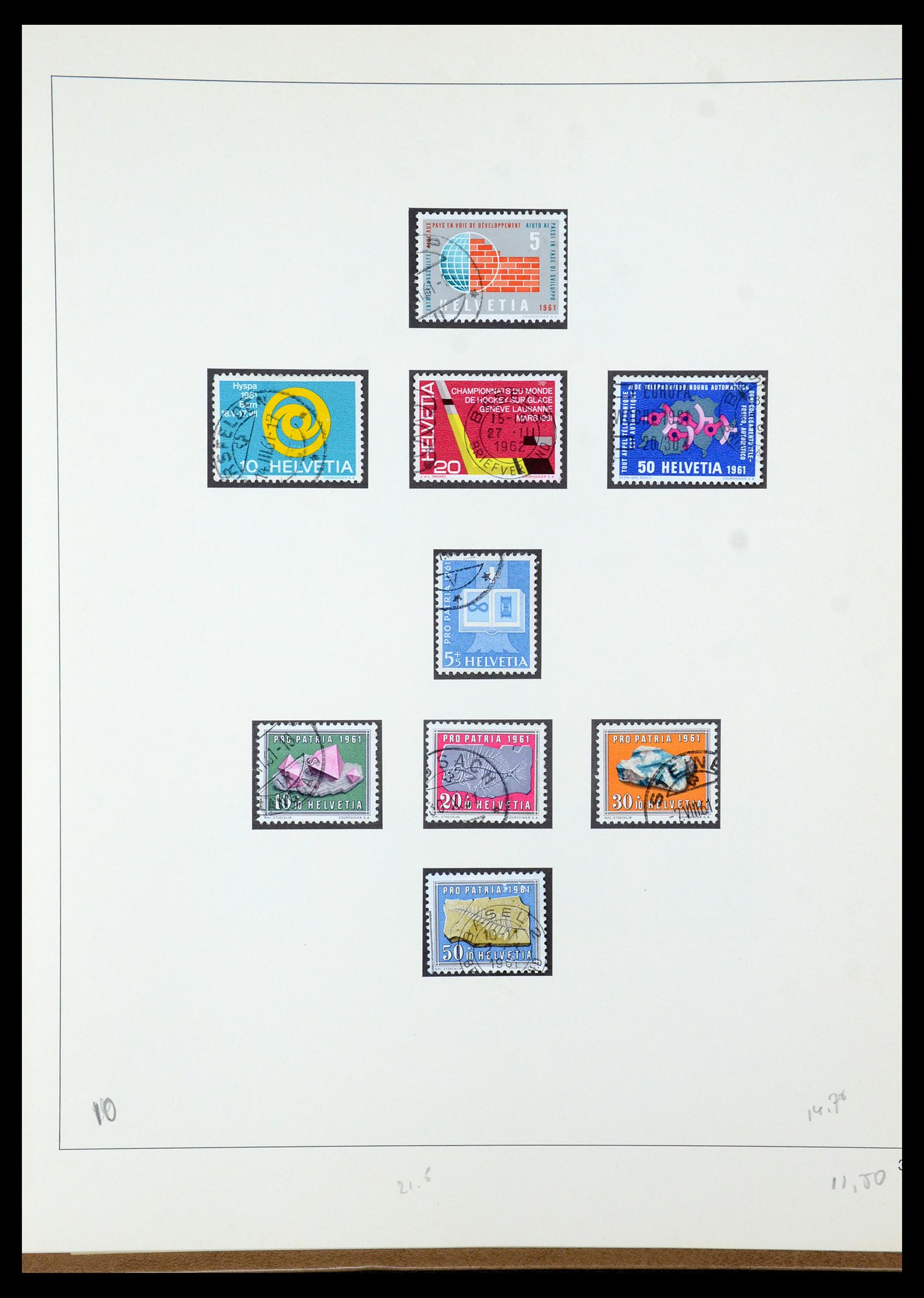 35605 077 - Stamp Collection 35605 Switzerland 1851-1985.
