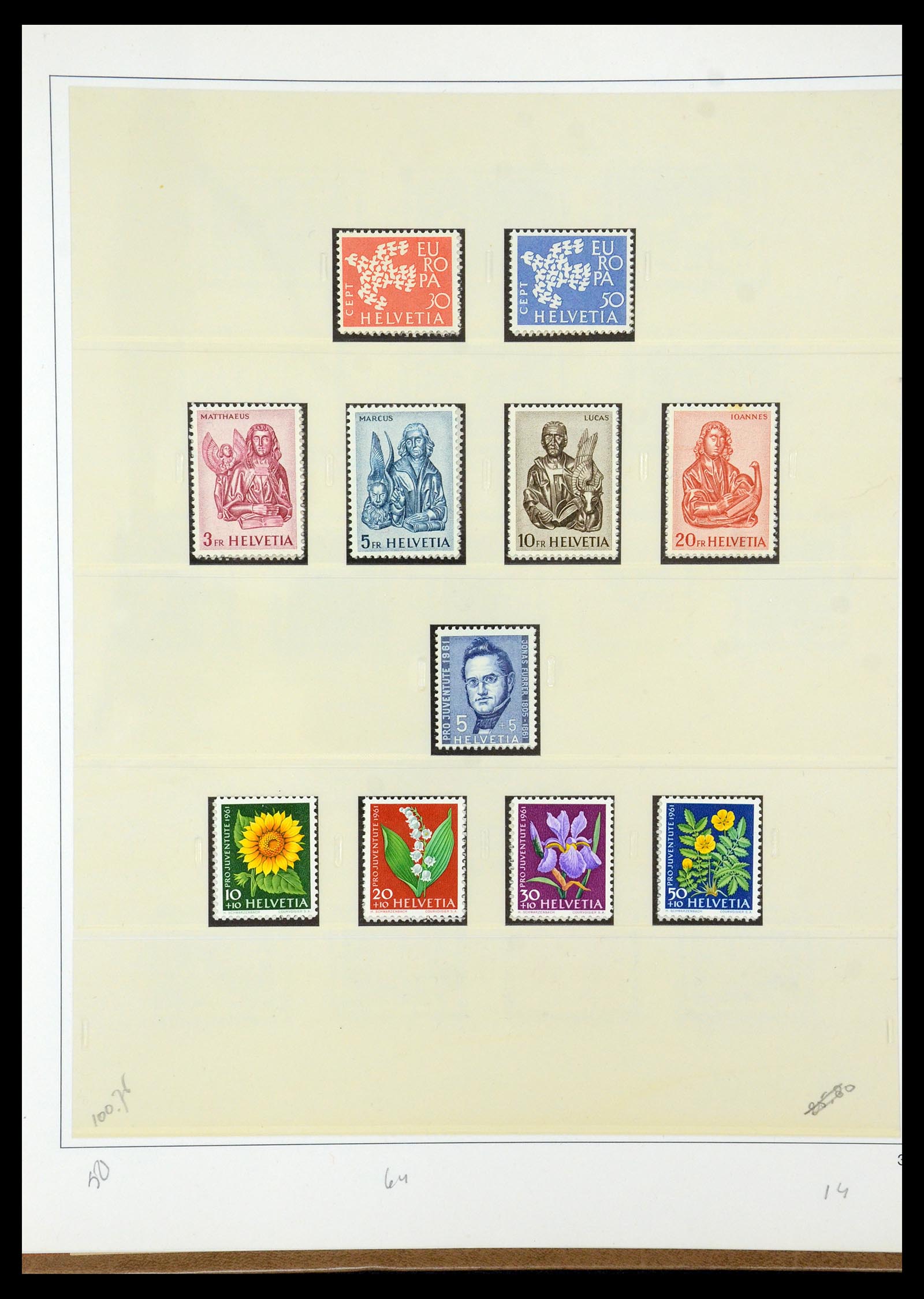 35605 078 - Stamp Collection 35605 Switzerland 1851-1985.