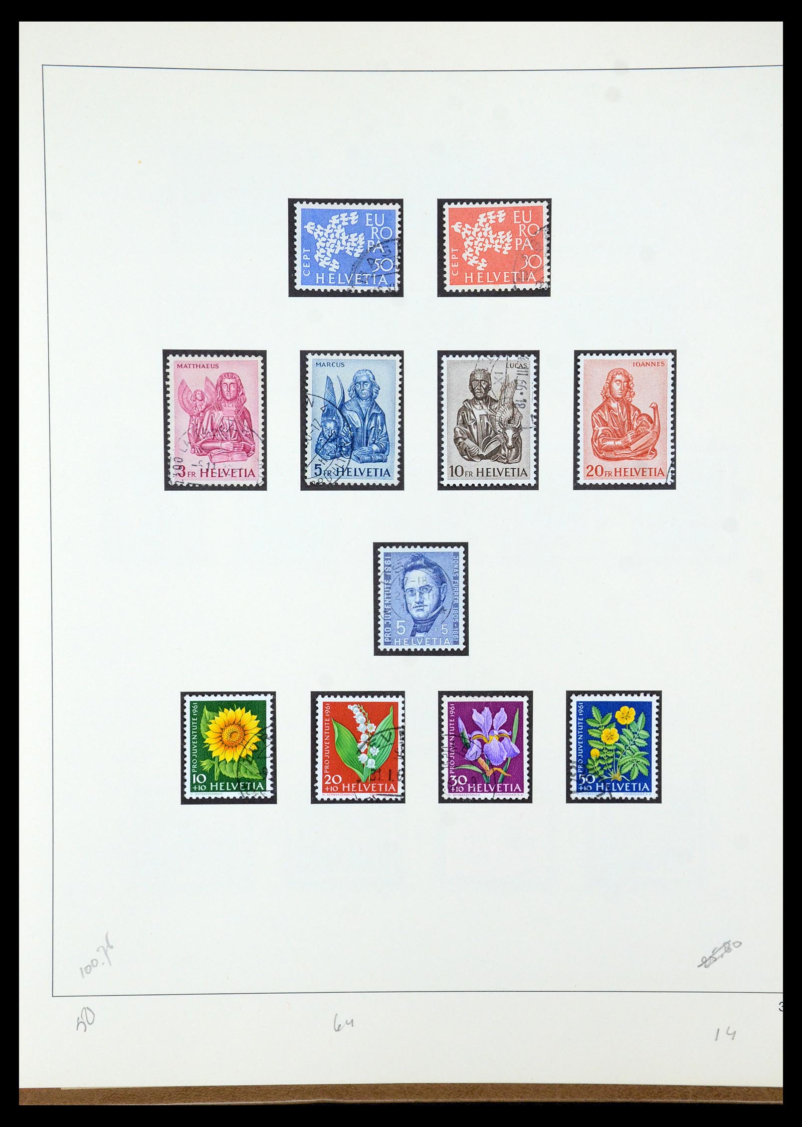 35605 079 - Stamp Collection 35605 Switzerland 1851-1985.