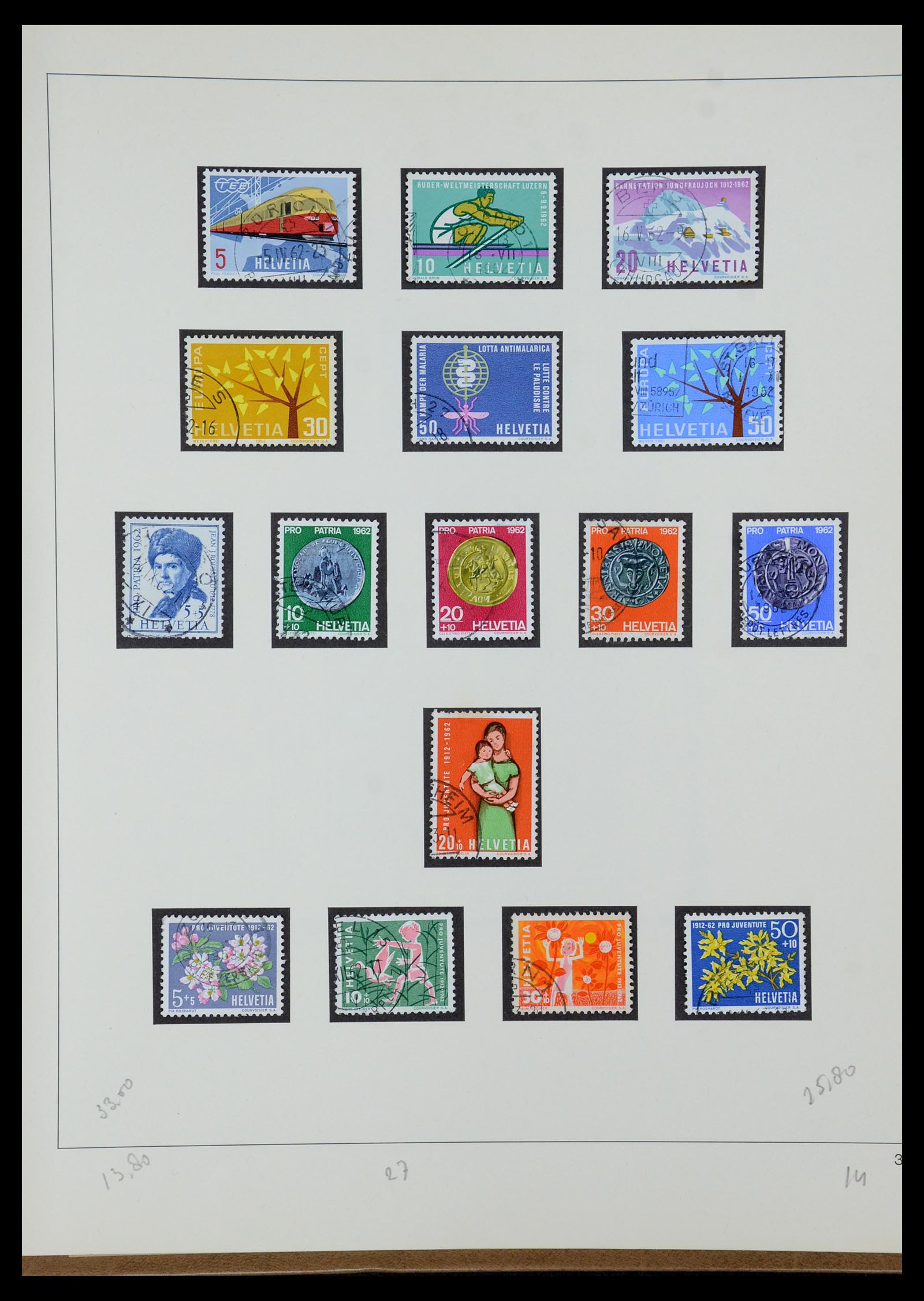 35605 081 - Stamp Collection 35605 Switzerland 1851-1985.