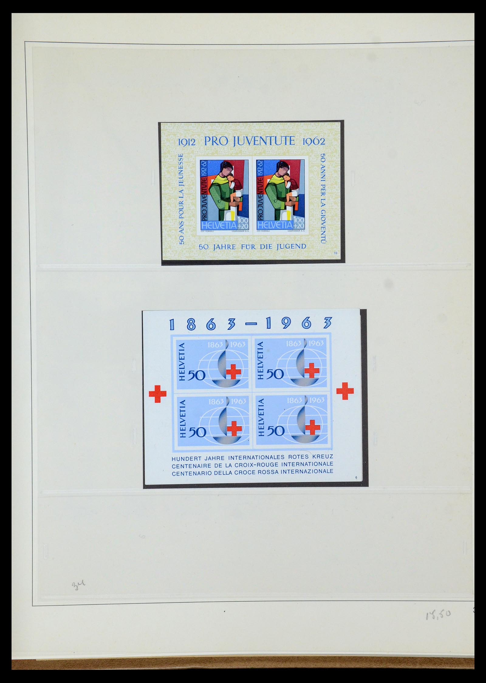 35605 082 - Stamp Collection 35605 Switzerland 1851-1985.